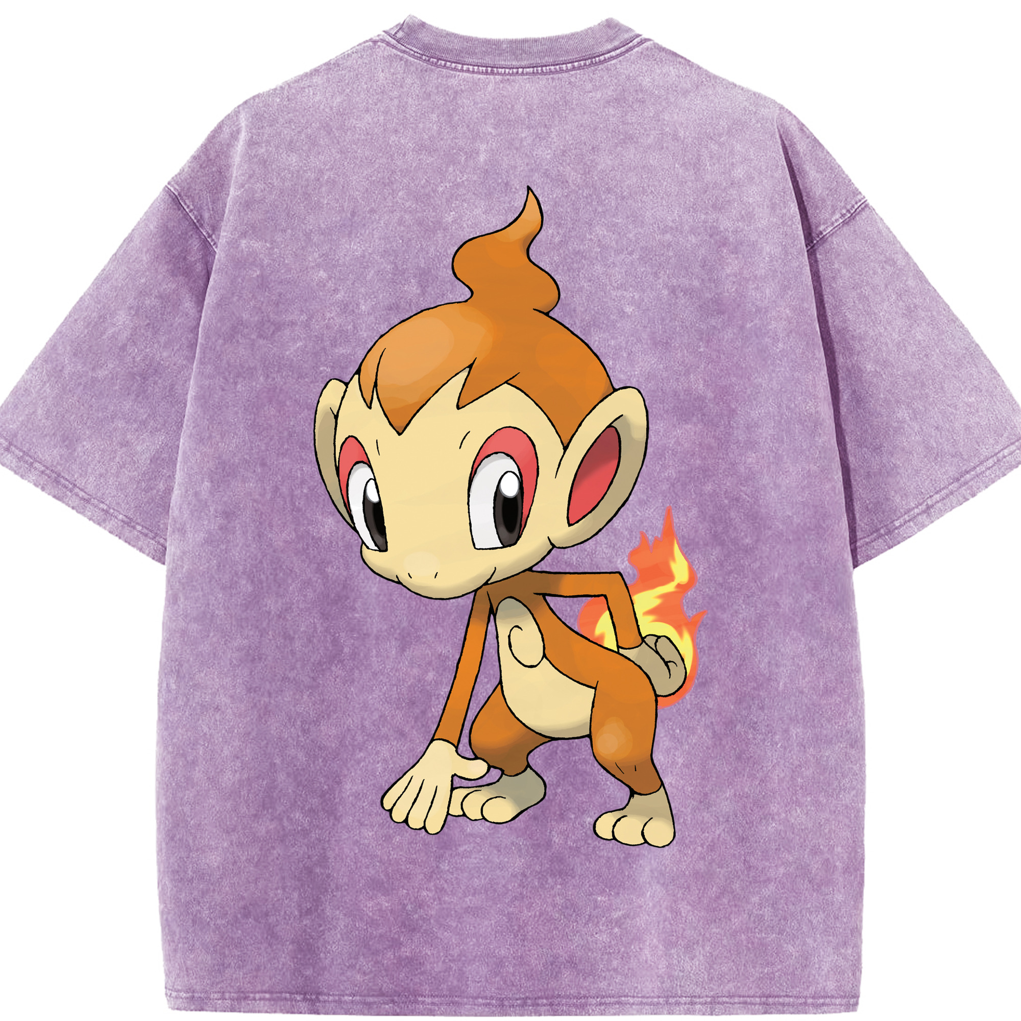 （画像用） ポケットモンスター Pokémon 綿100% ヴィンテージ風 半袖Tシャツ（背面プリント）