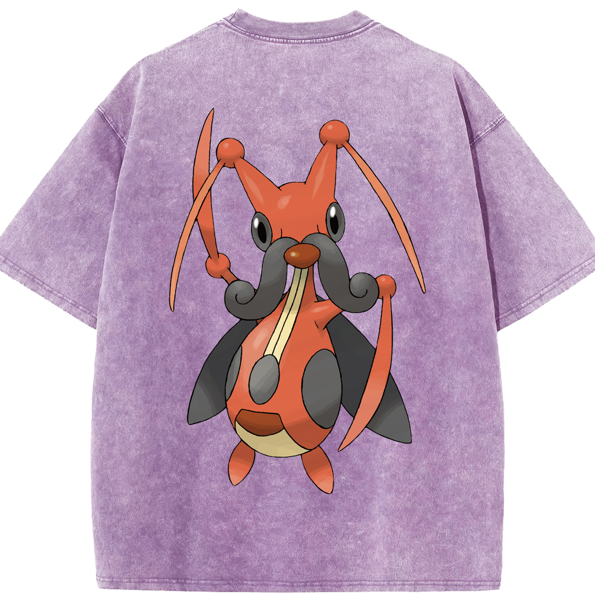 （画像用） ポケットモンスター Pokémon 綿100% ヴィンテージ風 半袖Tシャツ（背面プリント）