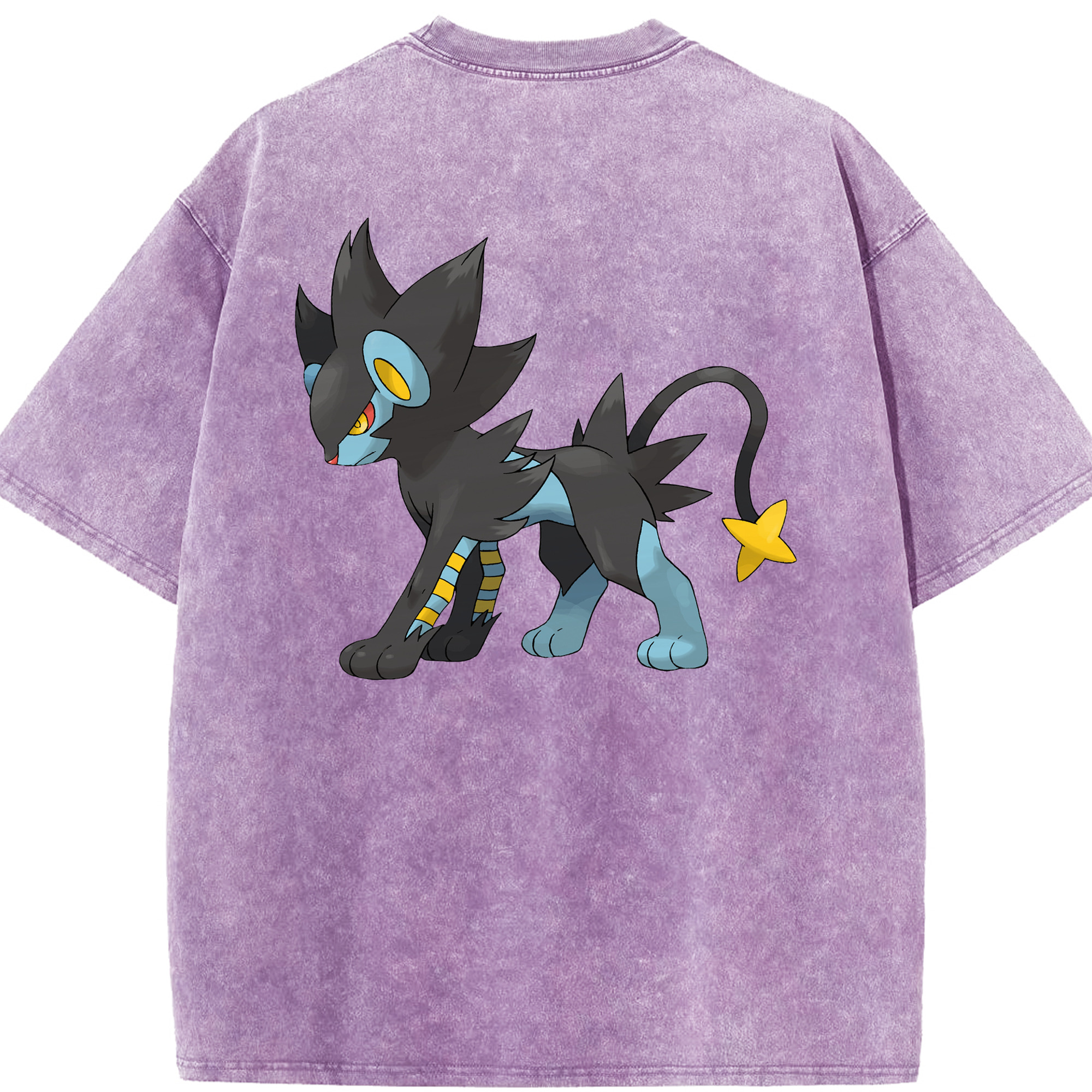 （画像用） ポケットモンスター Pokémon 綿100% ヴィンテージ風 半袖Tシャツ（背面プリント）