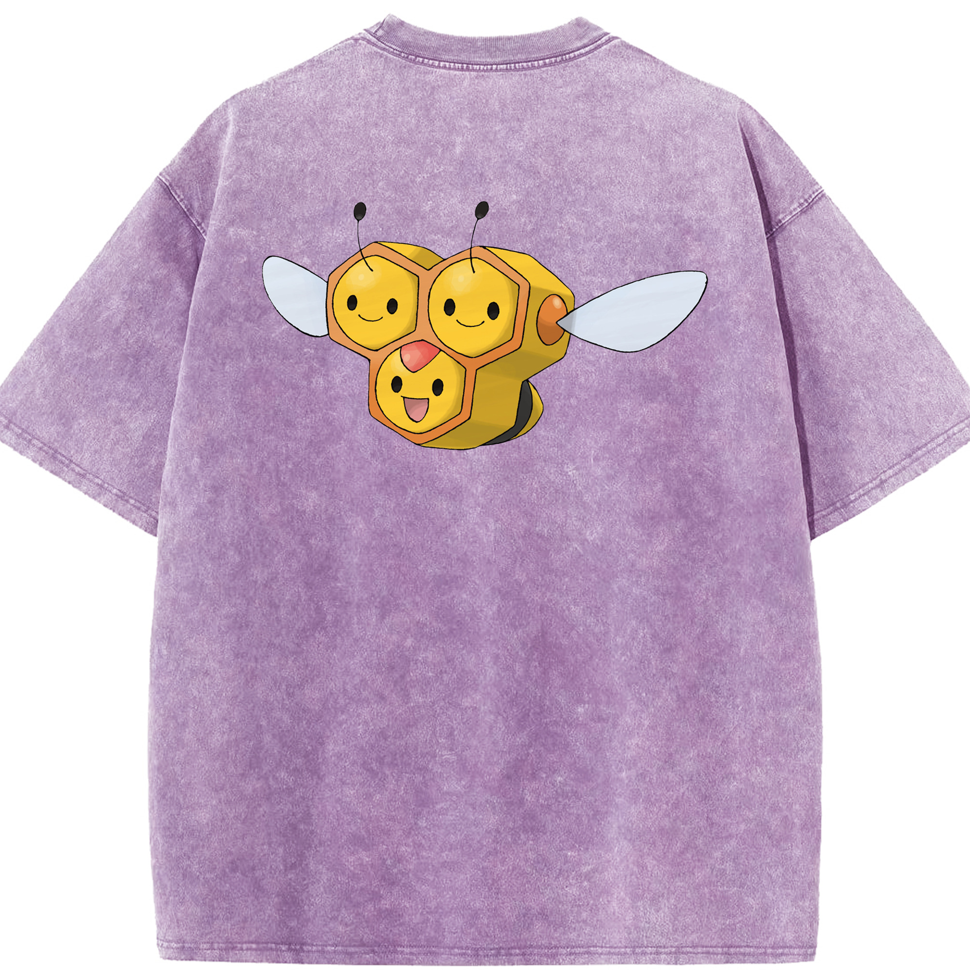 （画像用） ポケットモンスター Pokémon 綿100% ヴィンテージ風 半袖Tシャツ（背面プリント）
