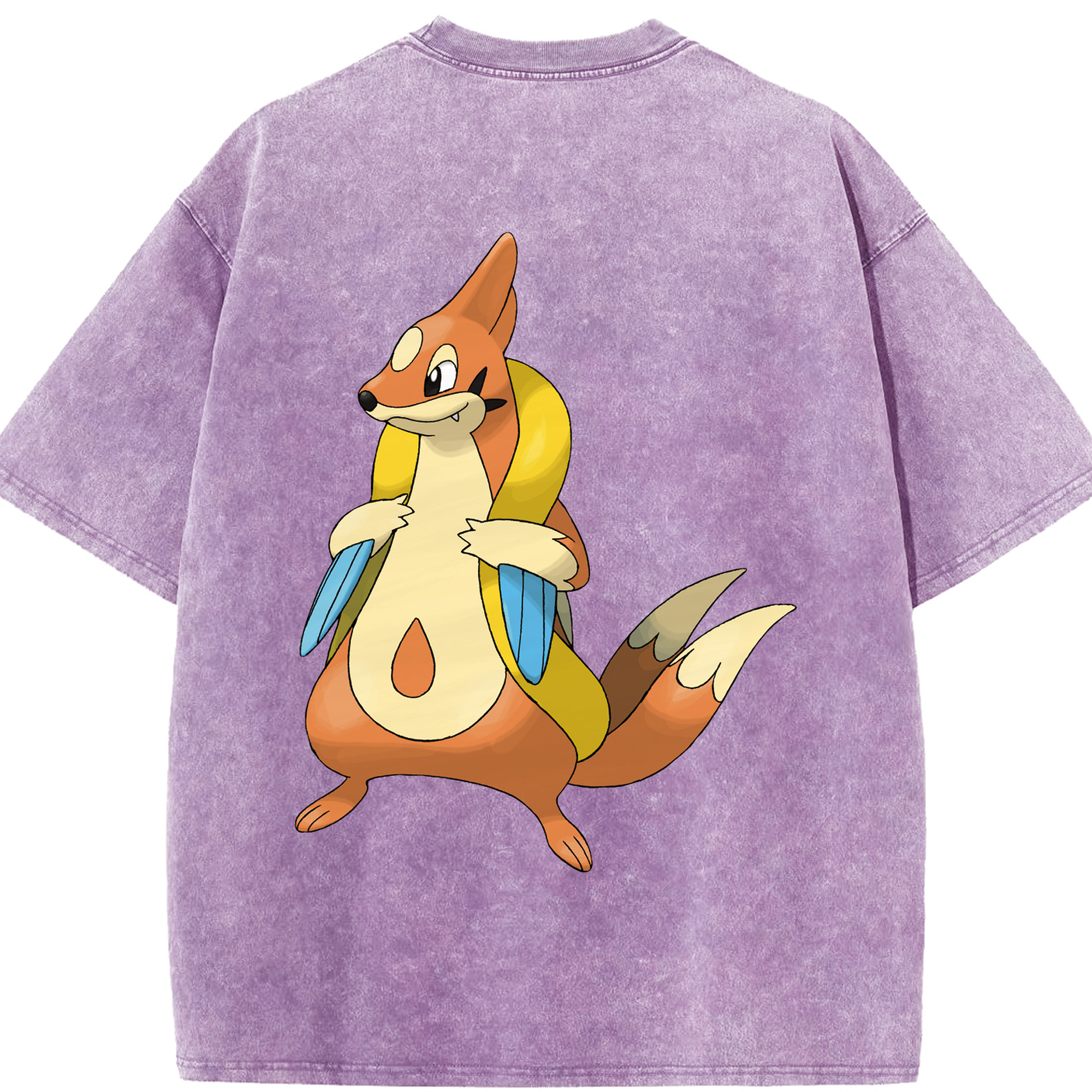 （画像用） ポケットモンスター Pokémon 綿100% ヴィンテージ風 半袖Tシャツ（背面プリント）