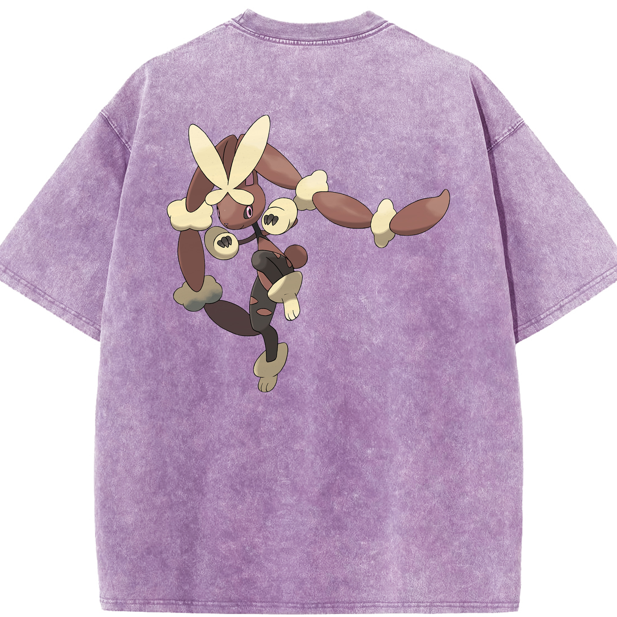 （画像用） ポケットモンスター Pokémon 綿100% ヴィンテージ風 半袖Tシャツ（背面プリント）