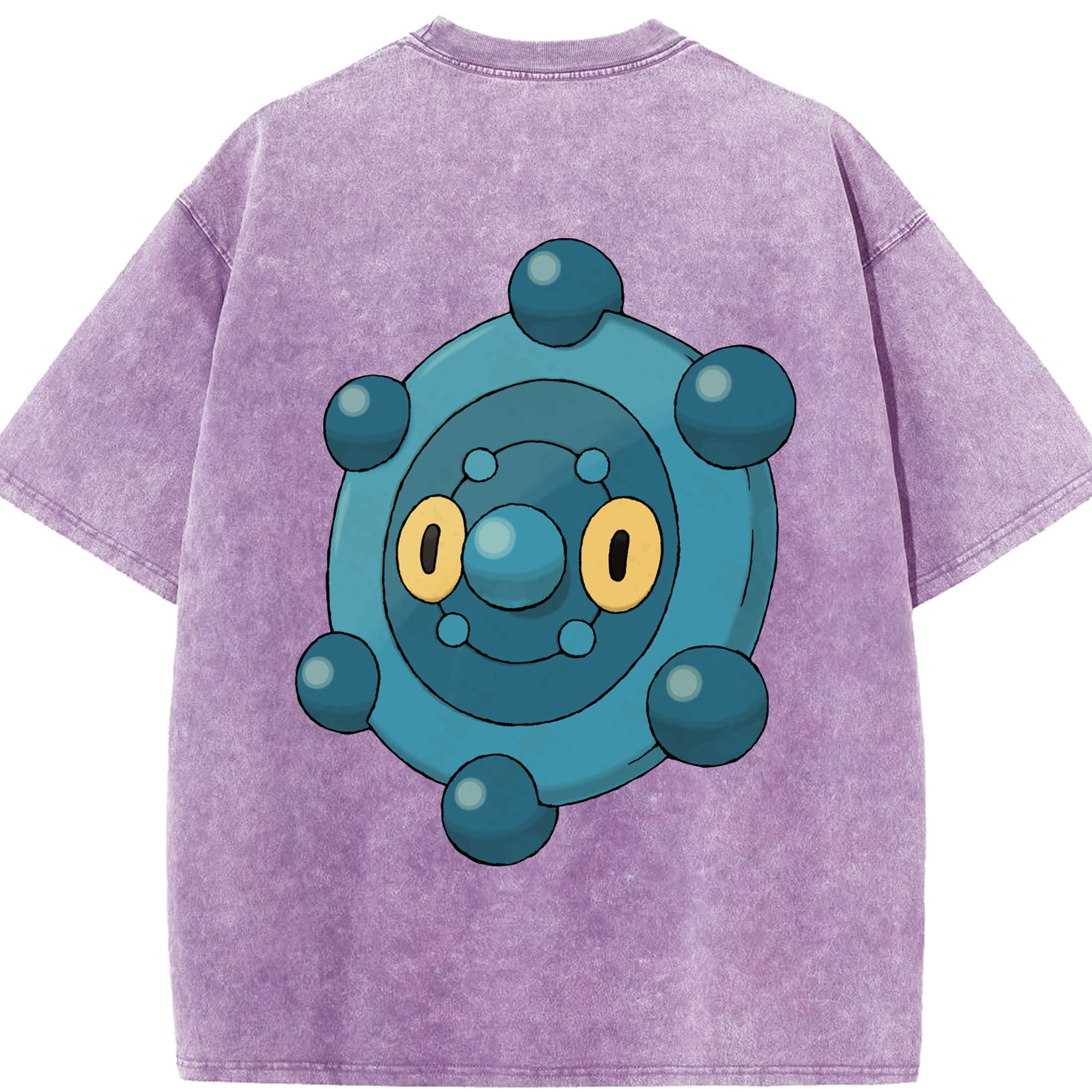 （画像用） ポケットモンスター Pokémon 綿100% ヴィンテージ風 半袖Tシャツ（背面プリント）