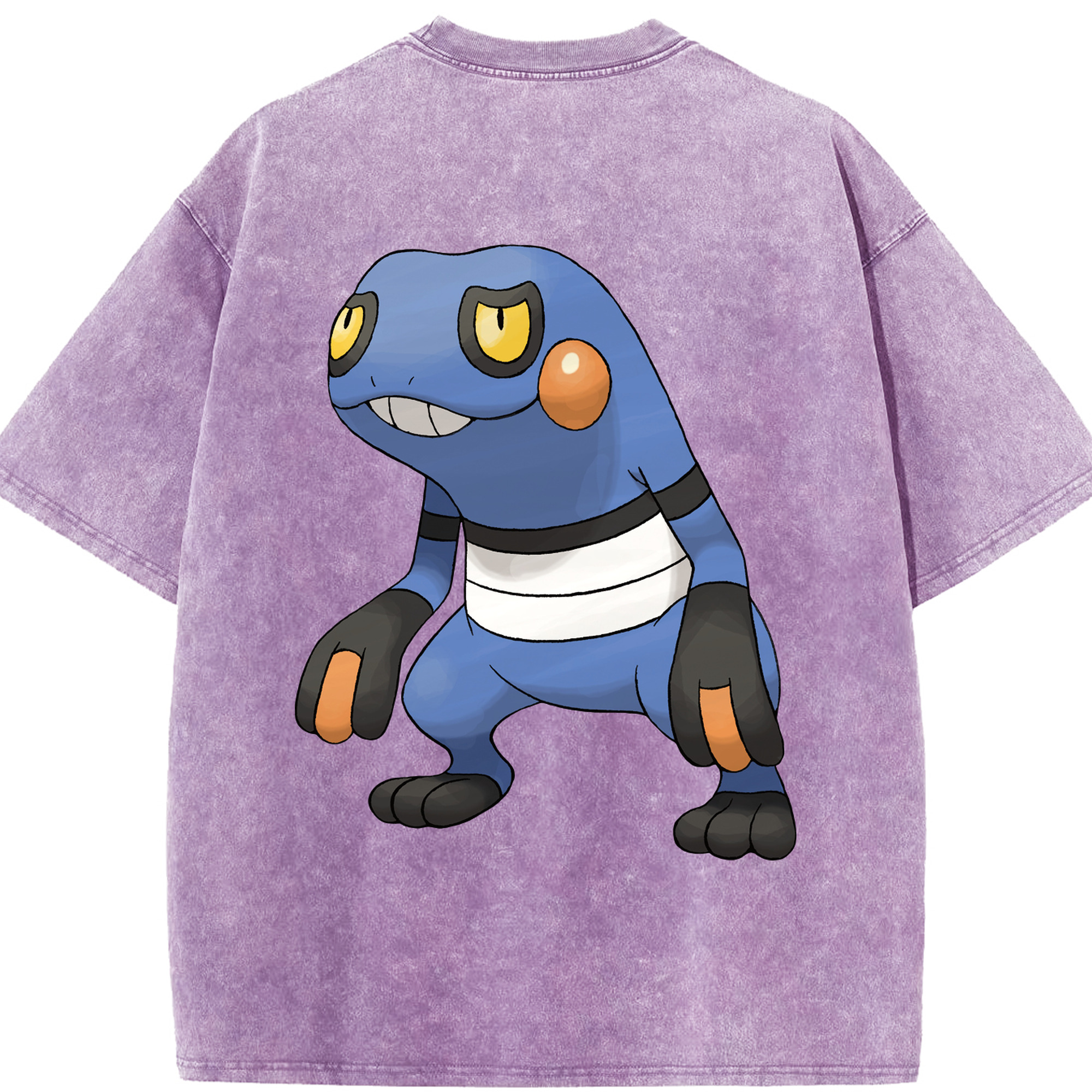 （画像用） ポケットモンスター Pokémon 綿100% ヴィンテージ風 半袖Tシャツ（背面プリント）