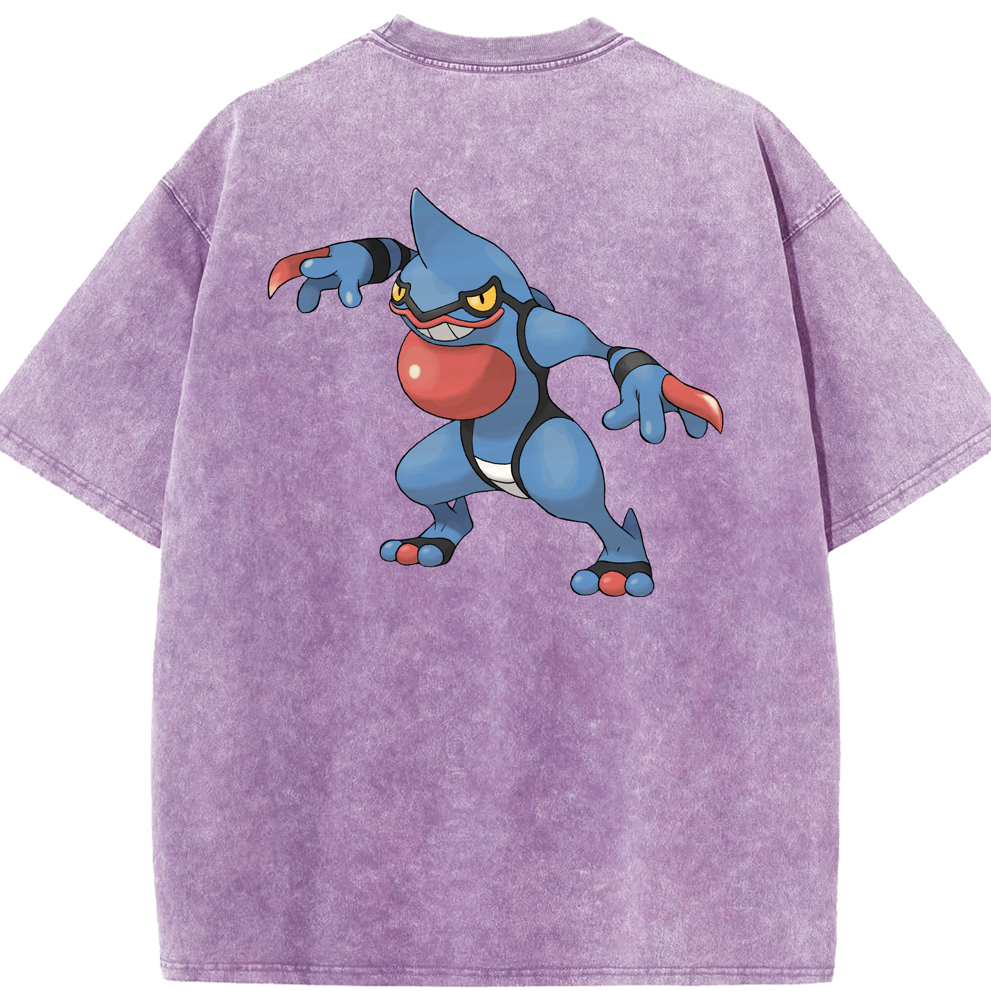 （画像用） ポケットモンスター Pokémon 綿100% ヴィンテージ風 半袖Tシャツ（背面プリント）