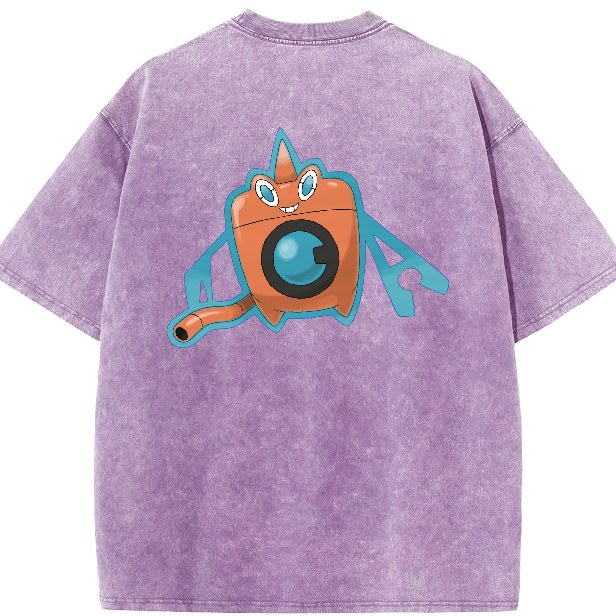 （画像用） ポケットモンスター Pokémon 綿100% ヴィンテージ風 半袖Tシャツ（背面プリント）