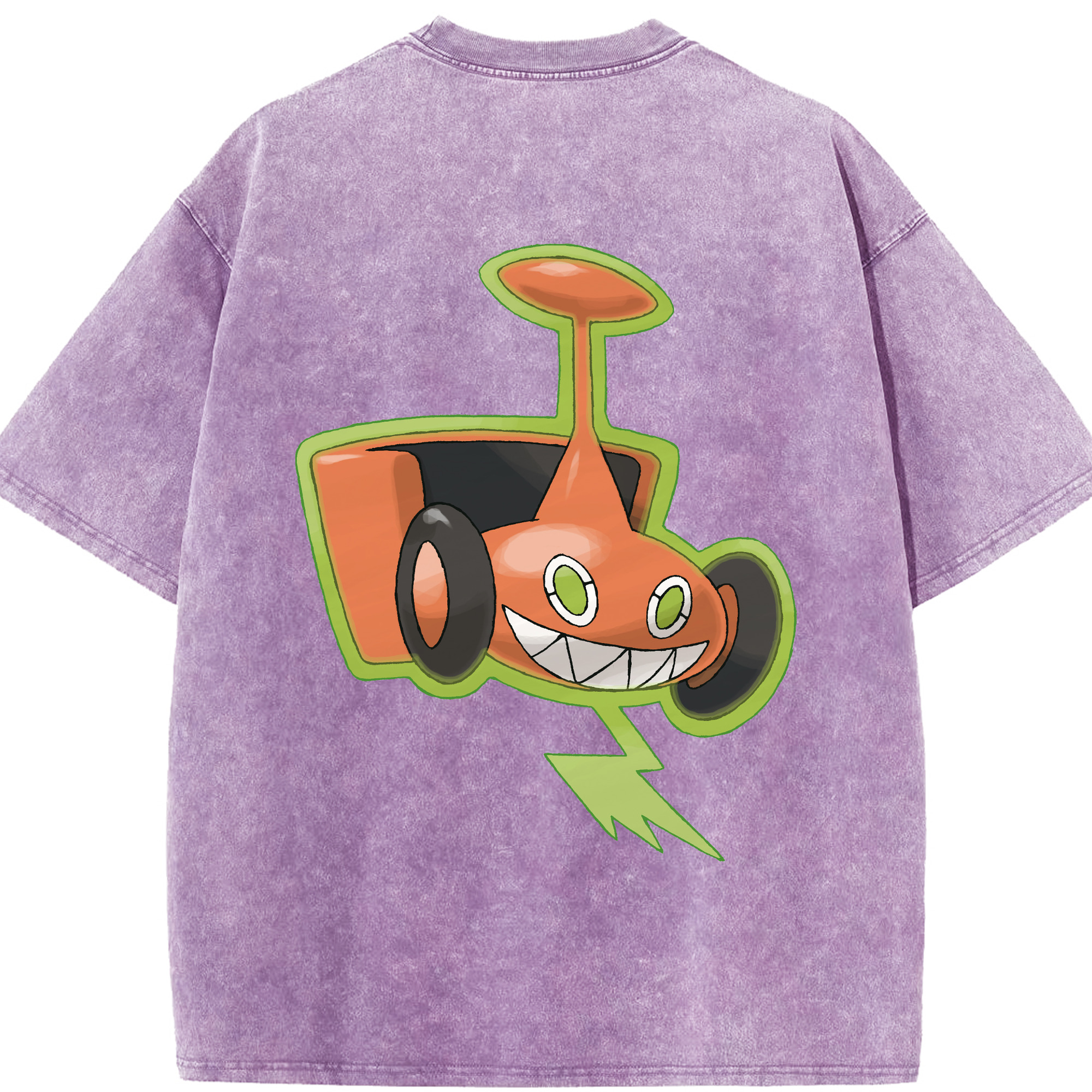 （画像用） ポケットモンスター Pokémon 綿100% ヴィンテージ風 半袖Tシャツ（背面プリント）
