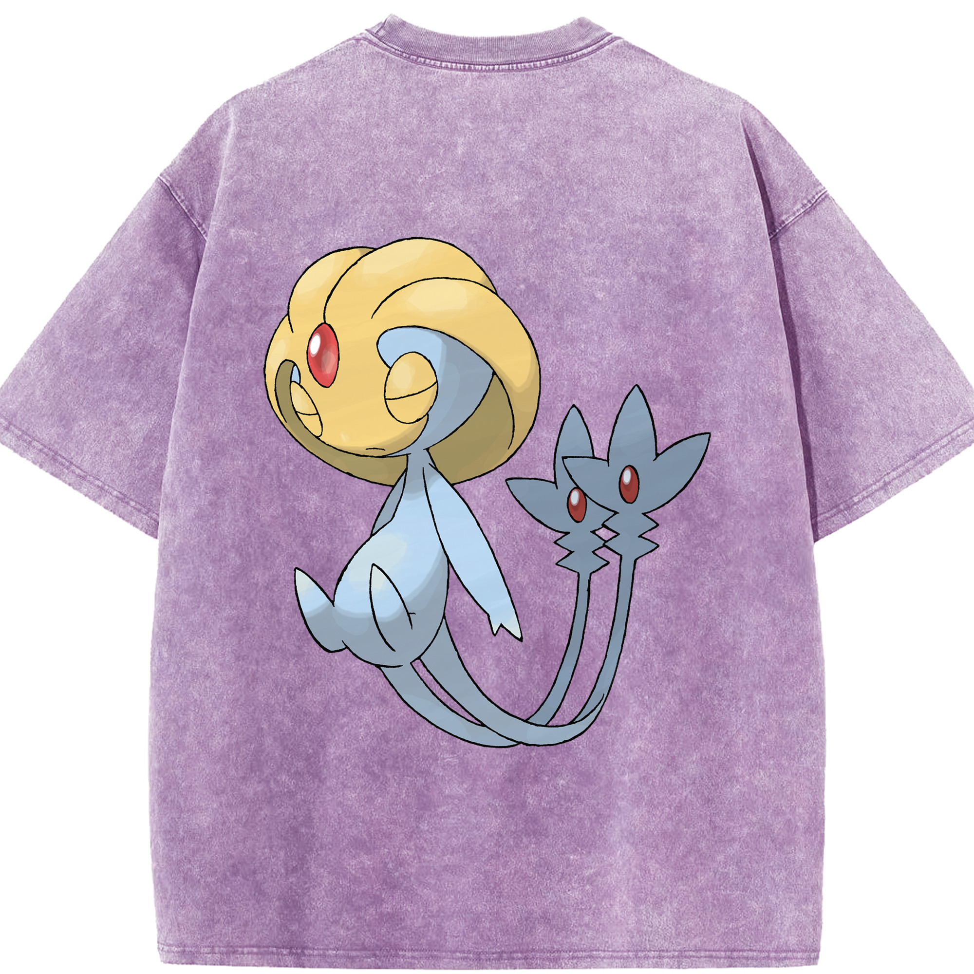 （画像用） ポケットモンスター Pokémon 綿100% ヴィンテージ風 半袖Tシャツ（背面プリント）