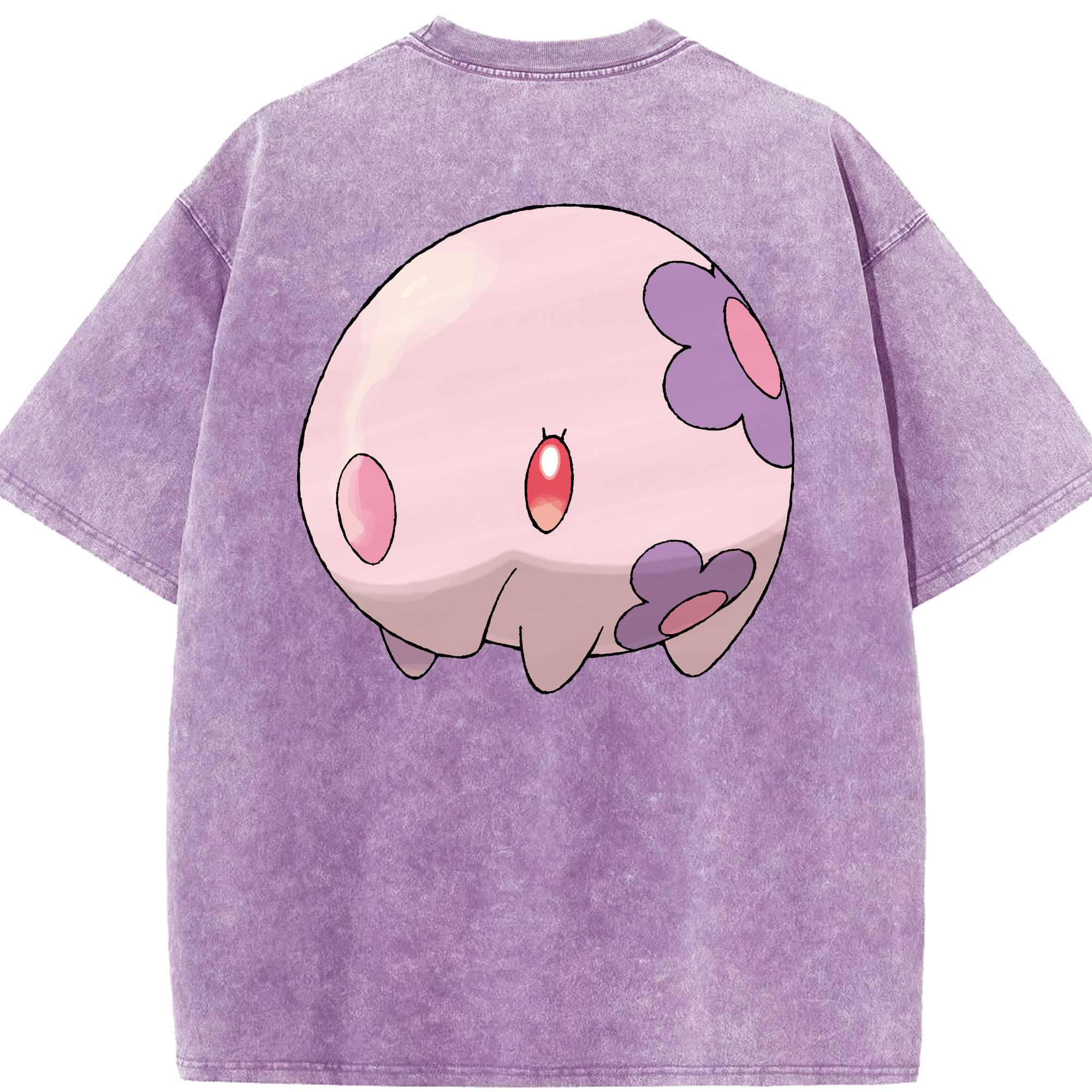 （画像用） ポケットモンスター Pokémon 綿100% ヴィンテージ風 半袖Tシャツ（背面プリント）