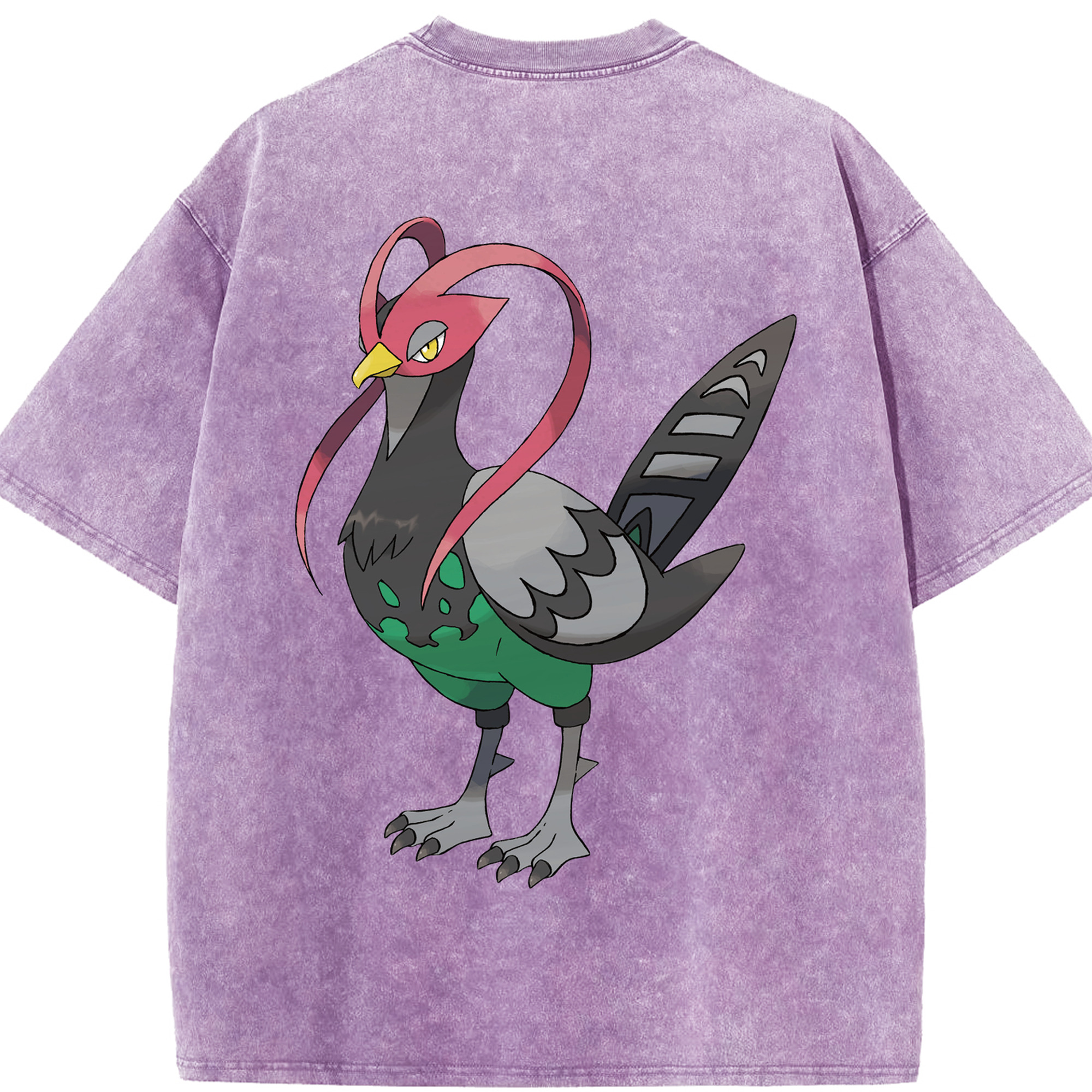 （画像用） ポケットモンスター Pokémon 綿100% ヴィンテージ風 半袖Tシャツ（背面プリント）