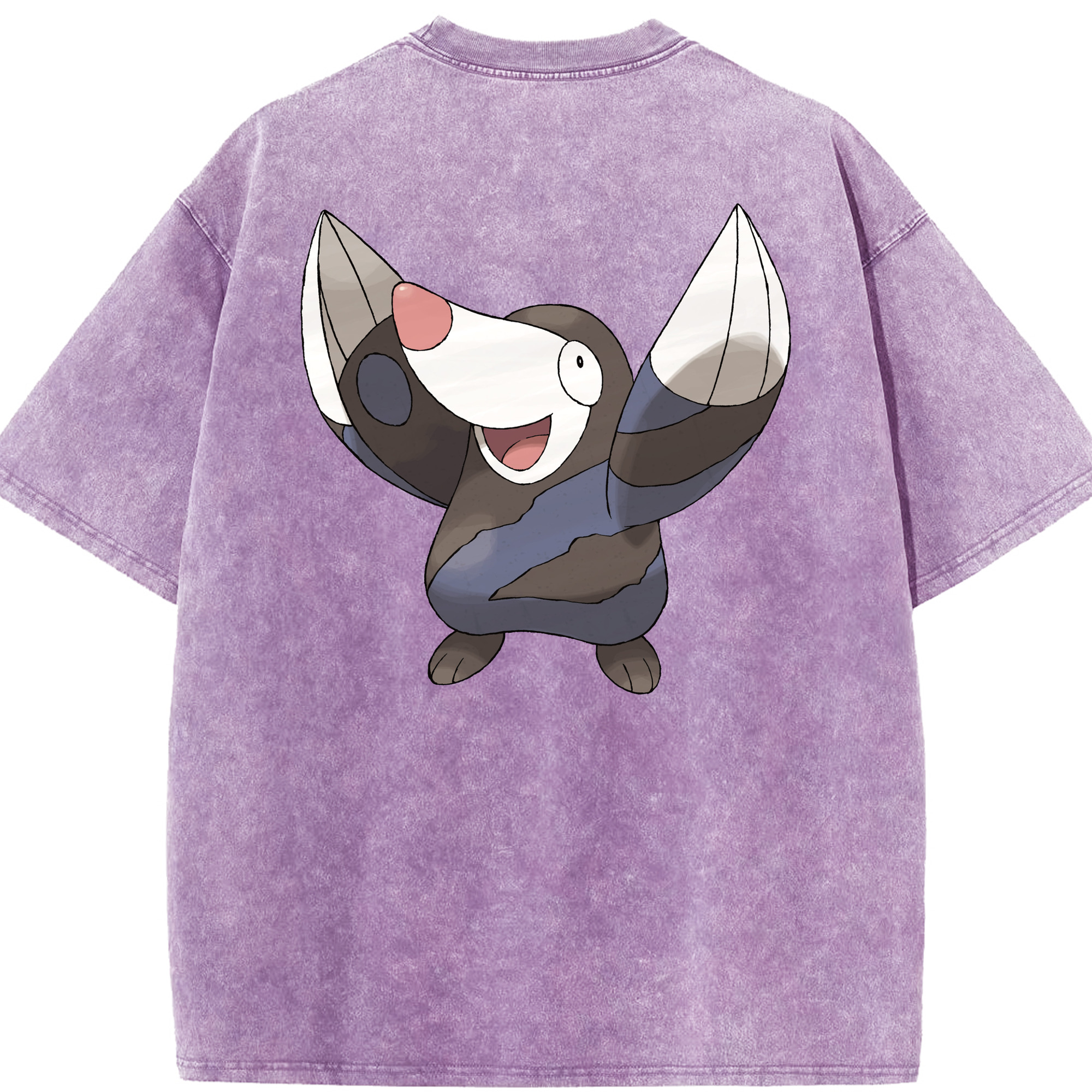 （画像用） ポケットモンスター Pokémon 綿100% ヴィンテージ風 半袖Tシャツ（背面プリント）