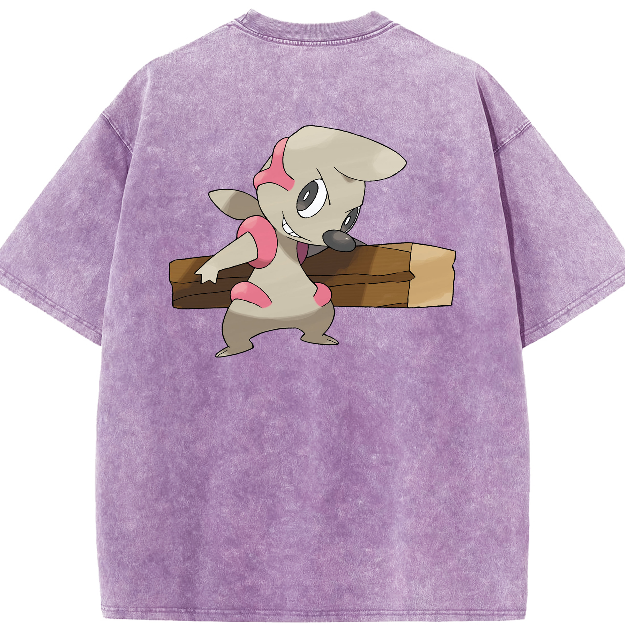 （画像用） ポケットモンスター Pokémon 綿100% ヴィンテージ風 半袖Tシャツ（背面プリント）