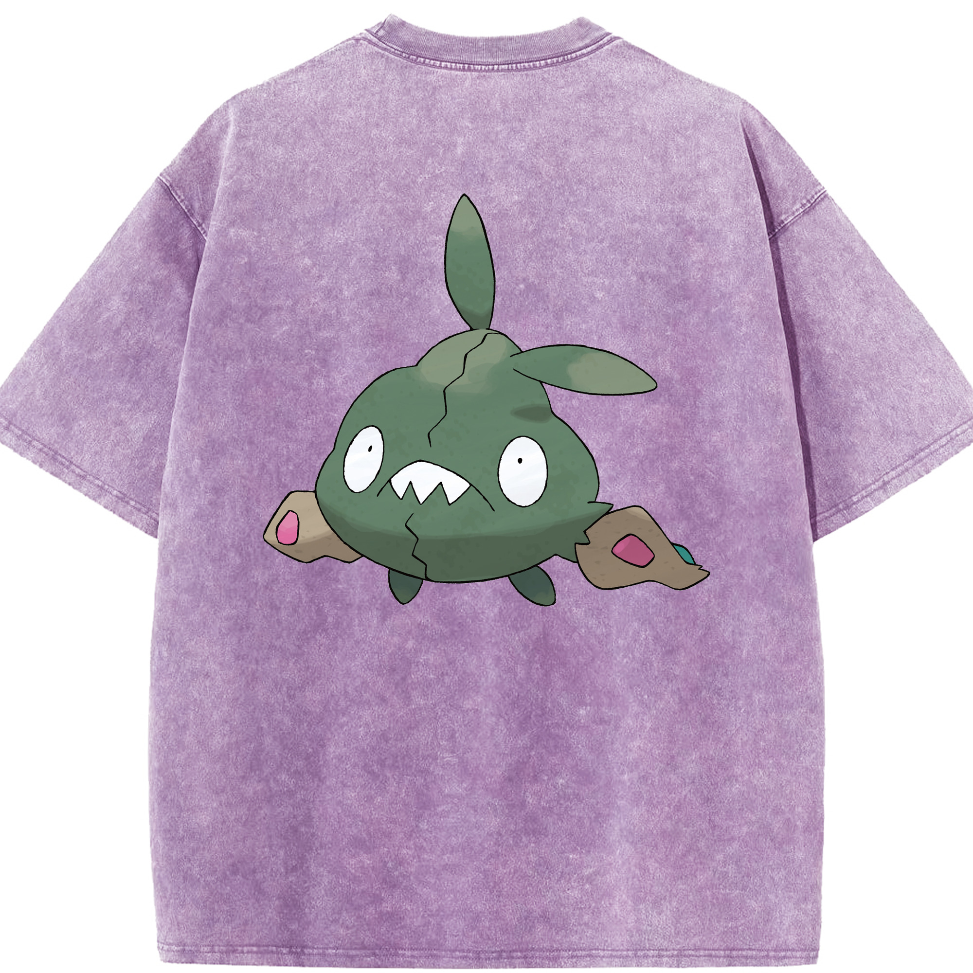 （画像用） ポケットモンスター Pokémon 綿100% ヴィンテージ風 半袖Tシャツ（背面プリント）