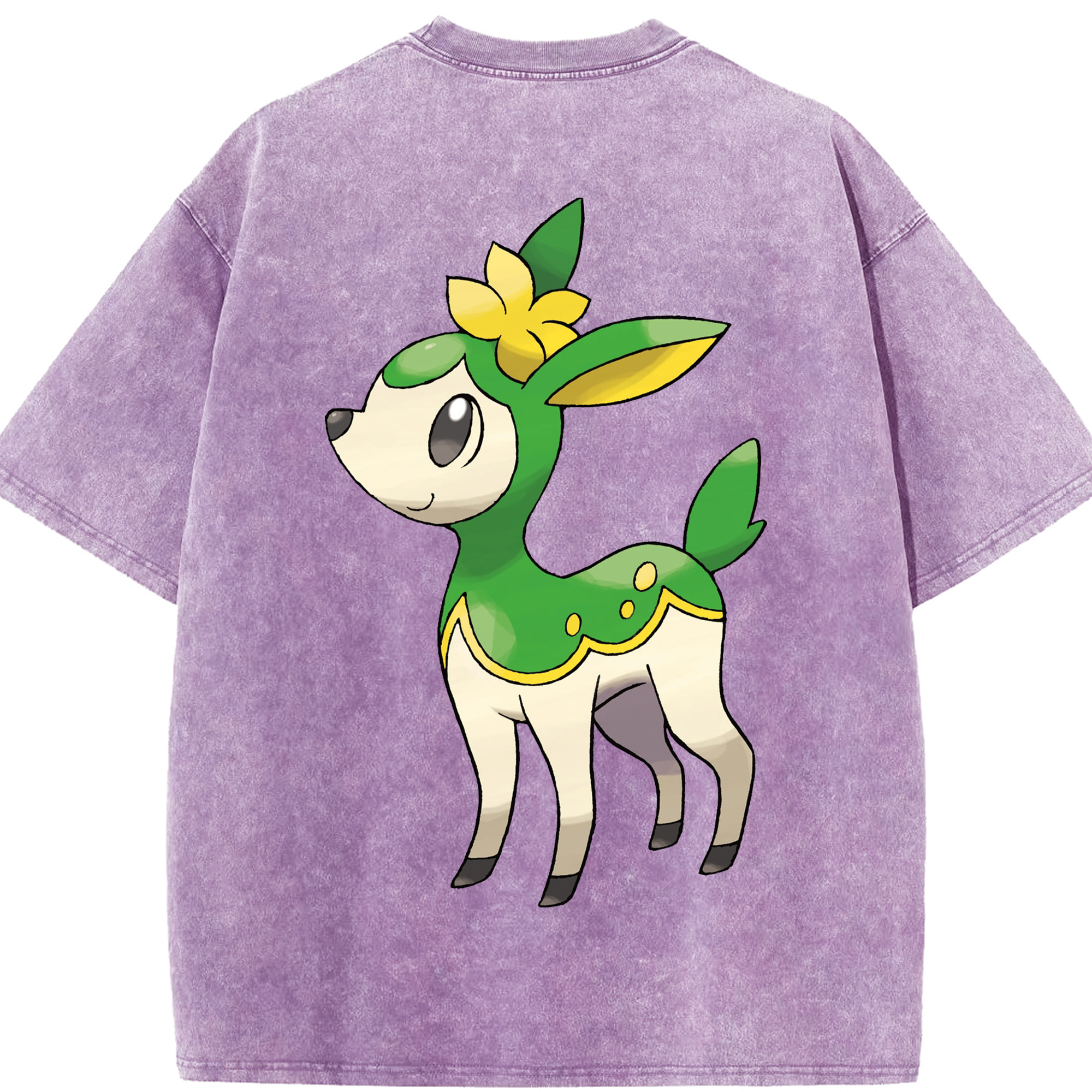 （画像用） ポケットモンスター Pokémon 綿100% ヴィンテージ風 半袖Tシャツ（背面プリント）