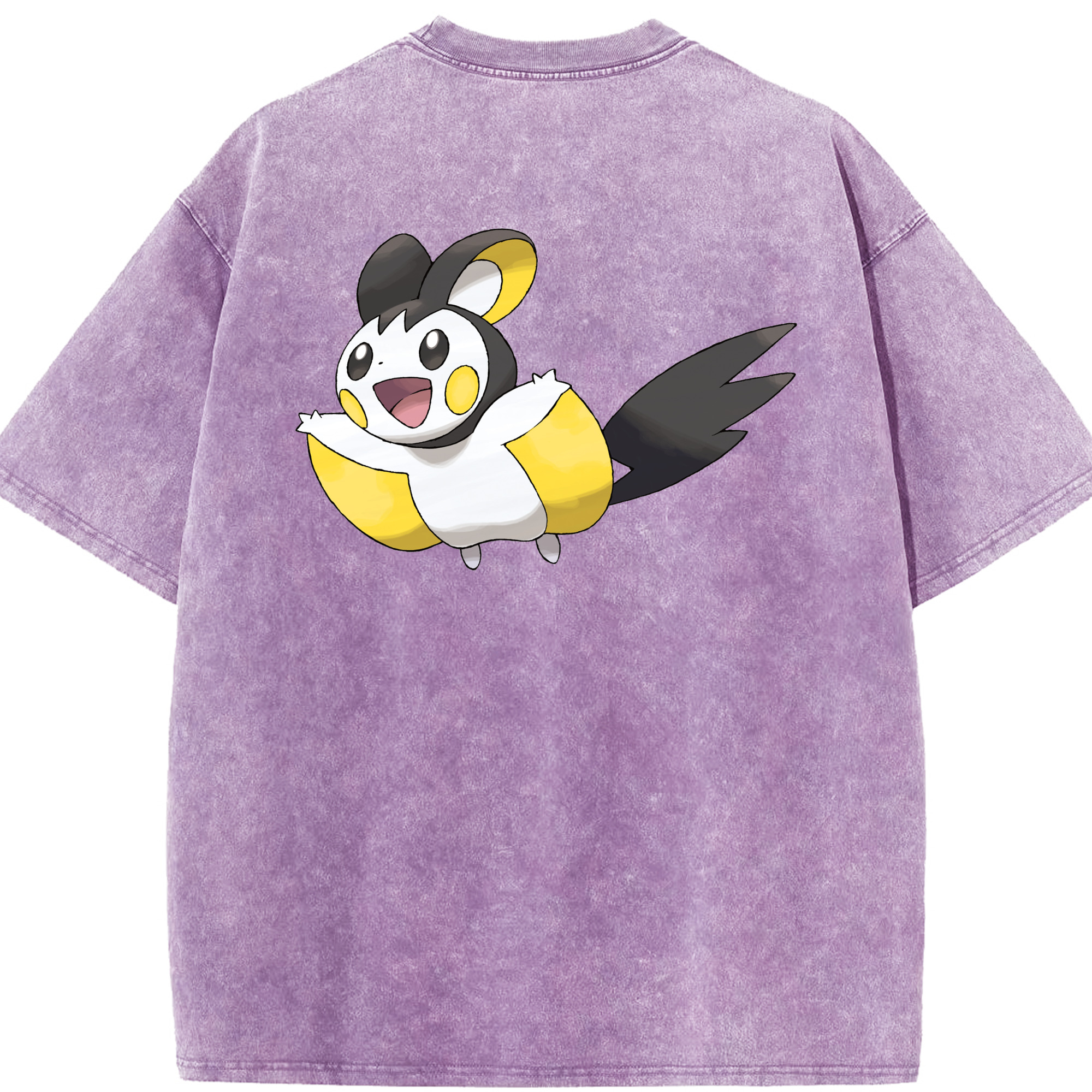 （画像用） ポケットモンスター Pokémon 綿100% ヴィンテージ風 半袖Tシャツ（背面プリント）