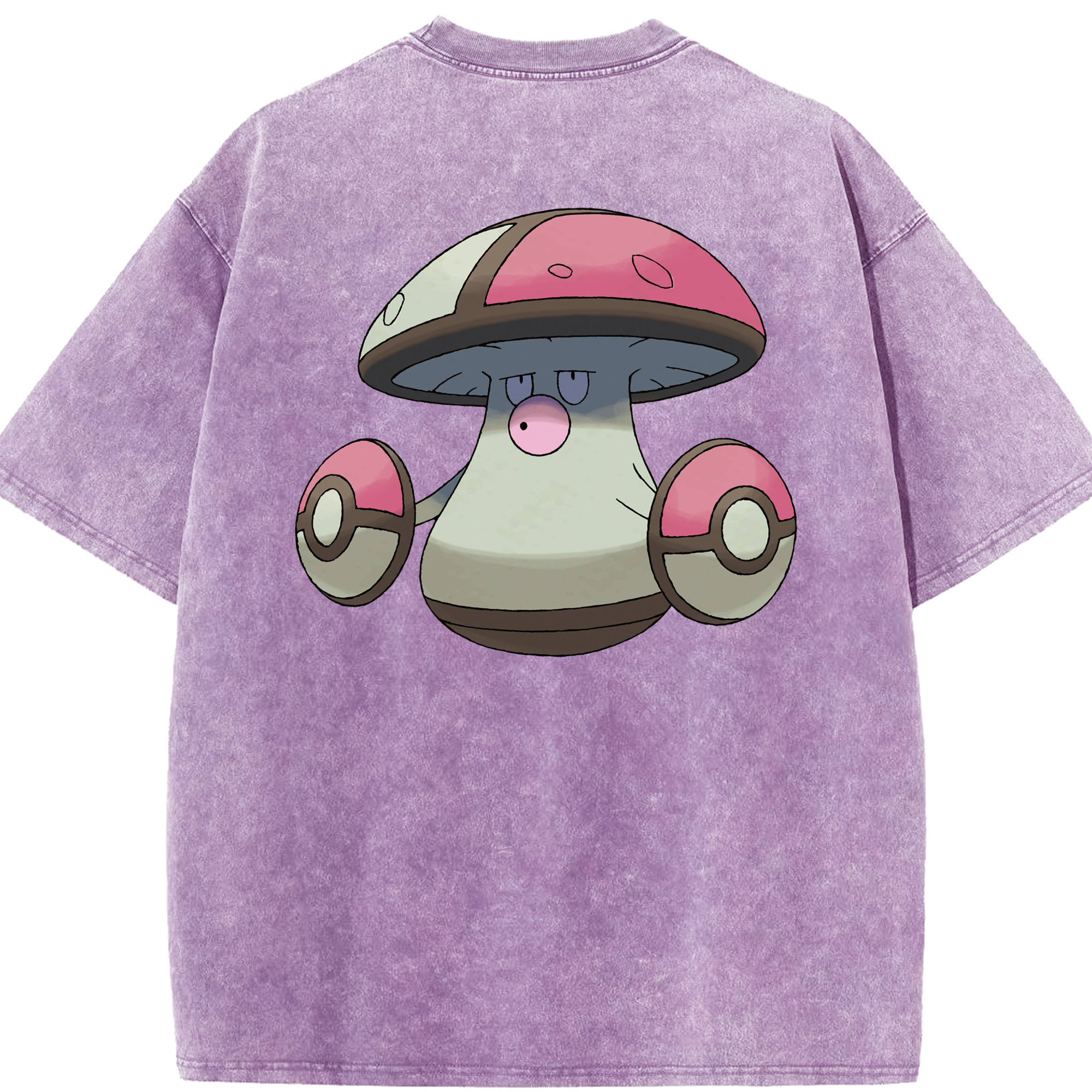 （画像用） ポケットモンスター Pokémon 綿100% ヴィンテージ風 半袖Tシャツ（背面プリント）