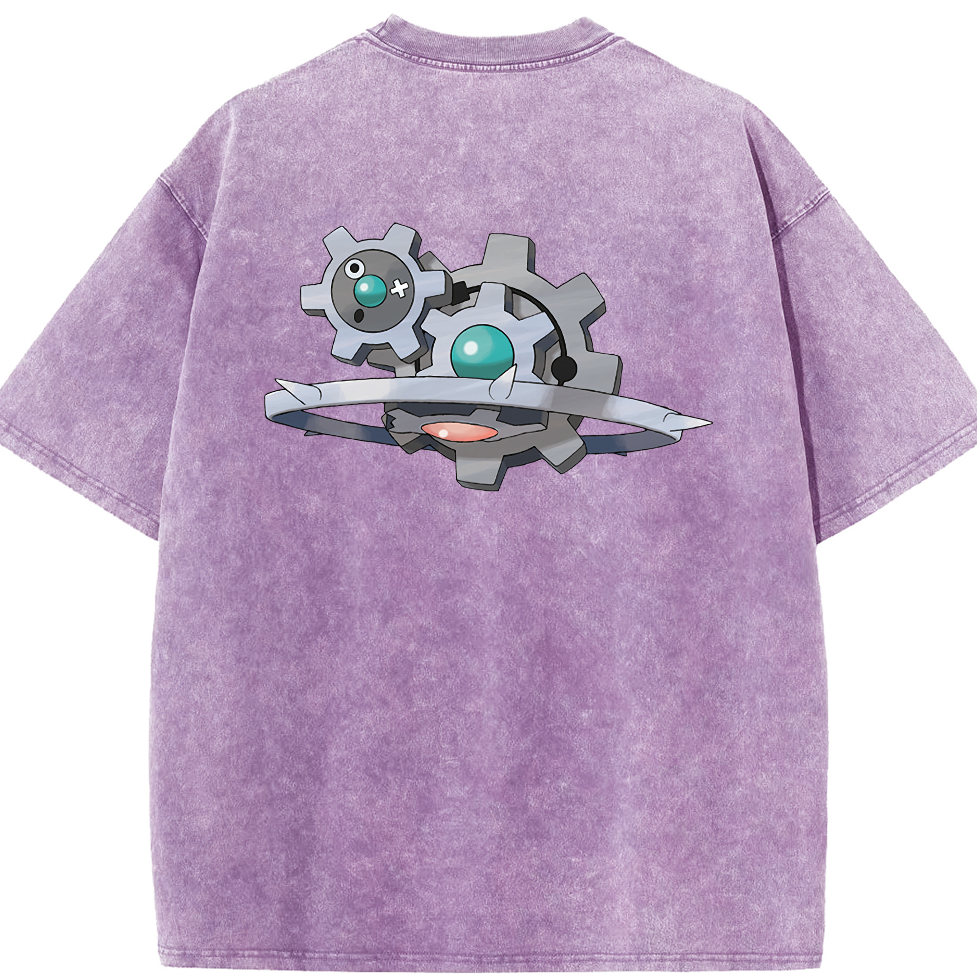 （画像用） ポケットモンスター Pokémon 綿100% ヴィンテージ風 半袖Tシャツ（背面プリント）