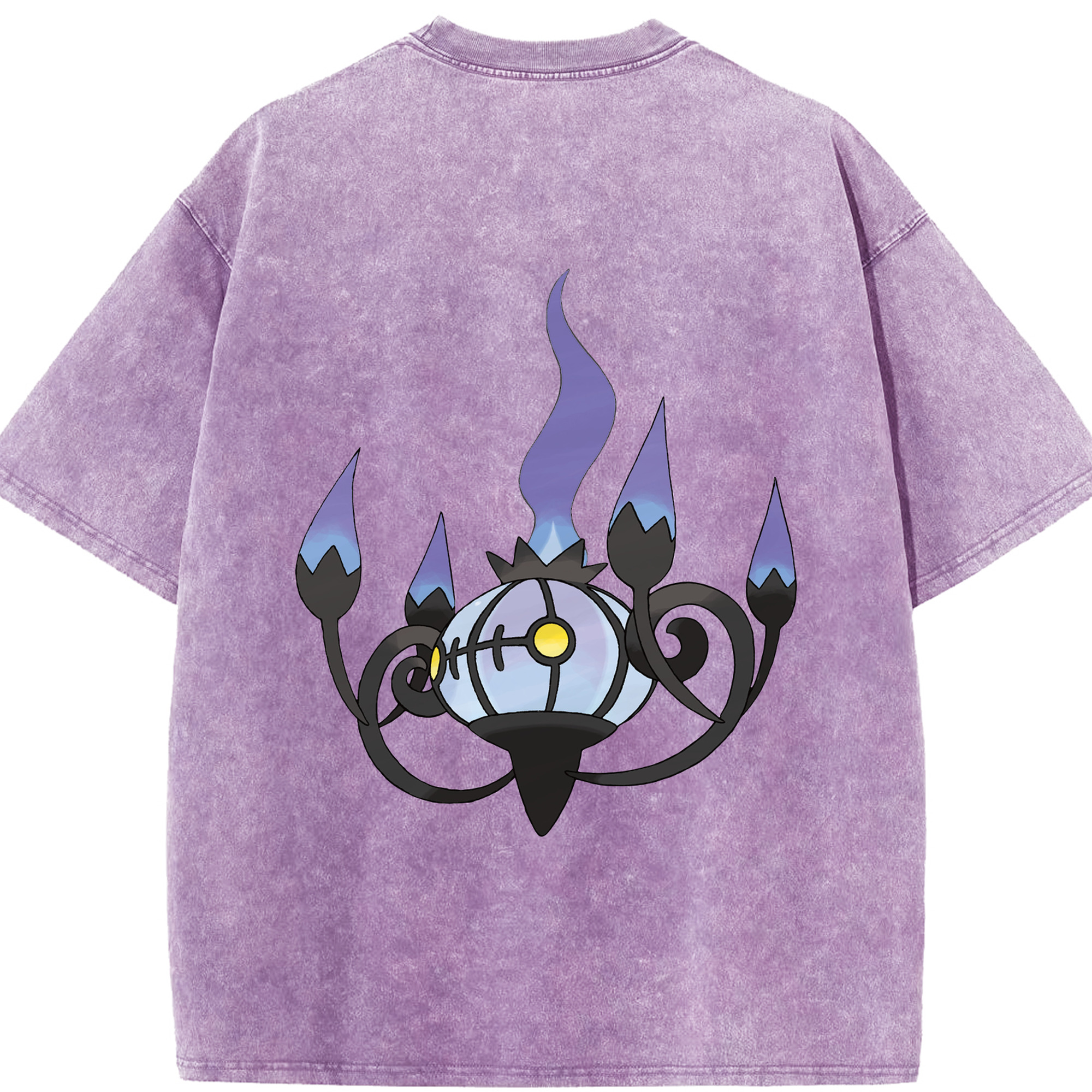 （画像用） ポケットモンスター Pokémon 綿100% ヴィンテージ風 半袖Tシャツ（背面プリント）
