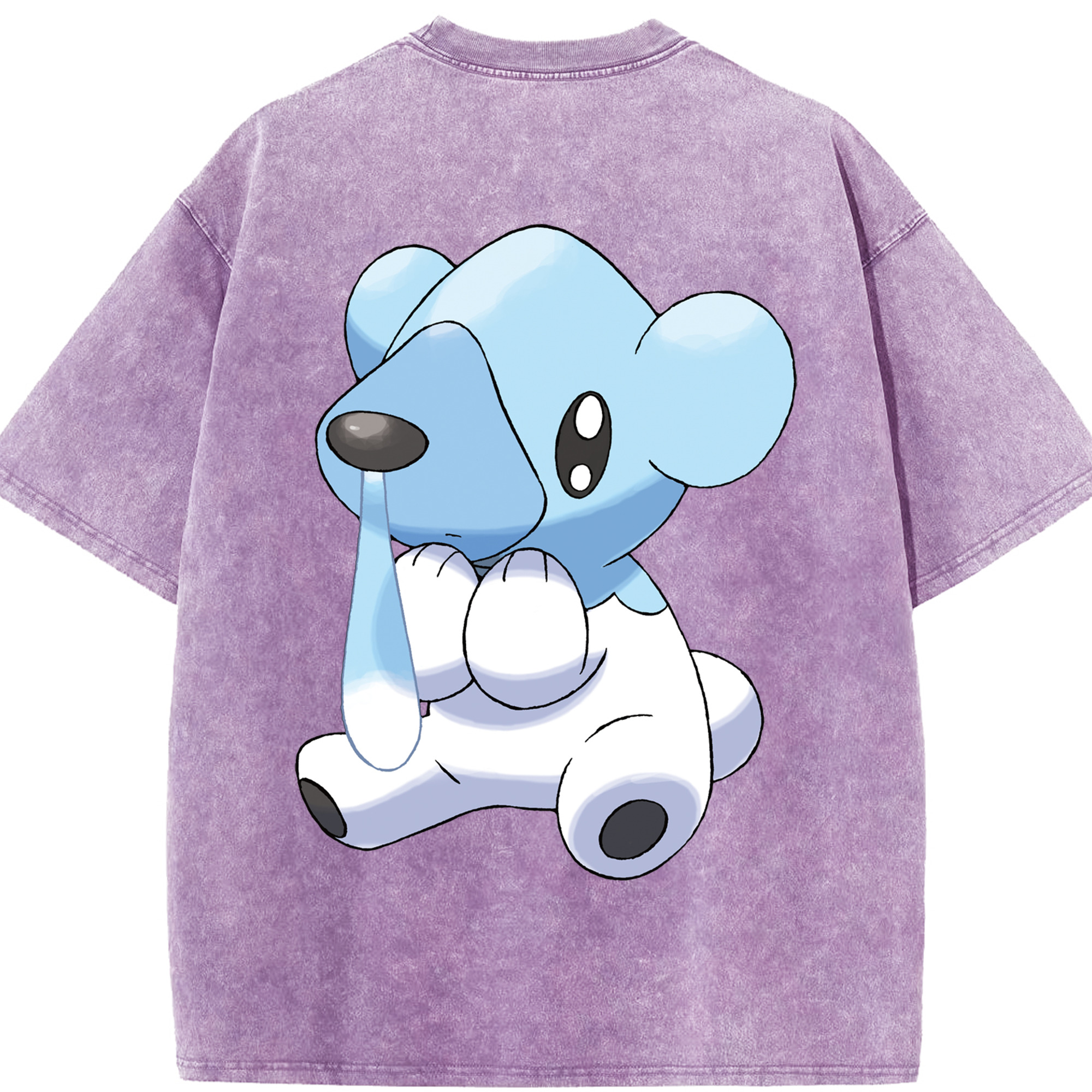 （画像用） ポケットモンスター Pokémon 綿100% ヴィンテージ風 半袖Tシャツ（背面プリント）