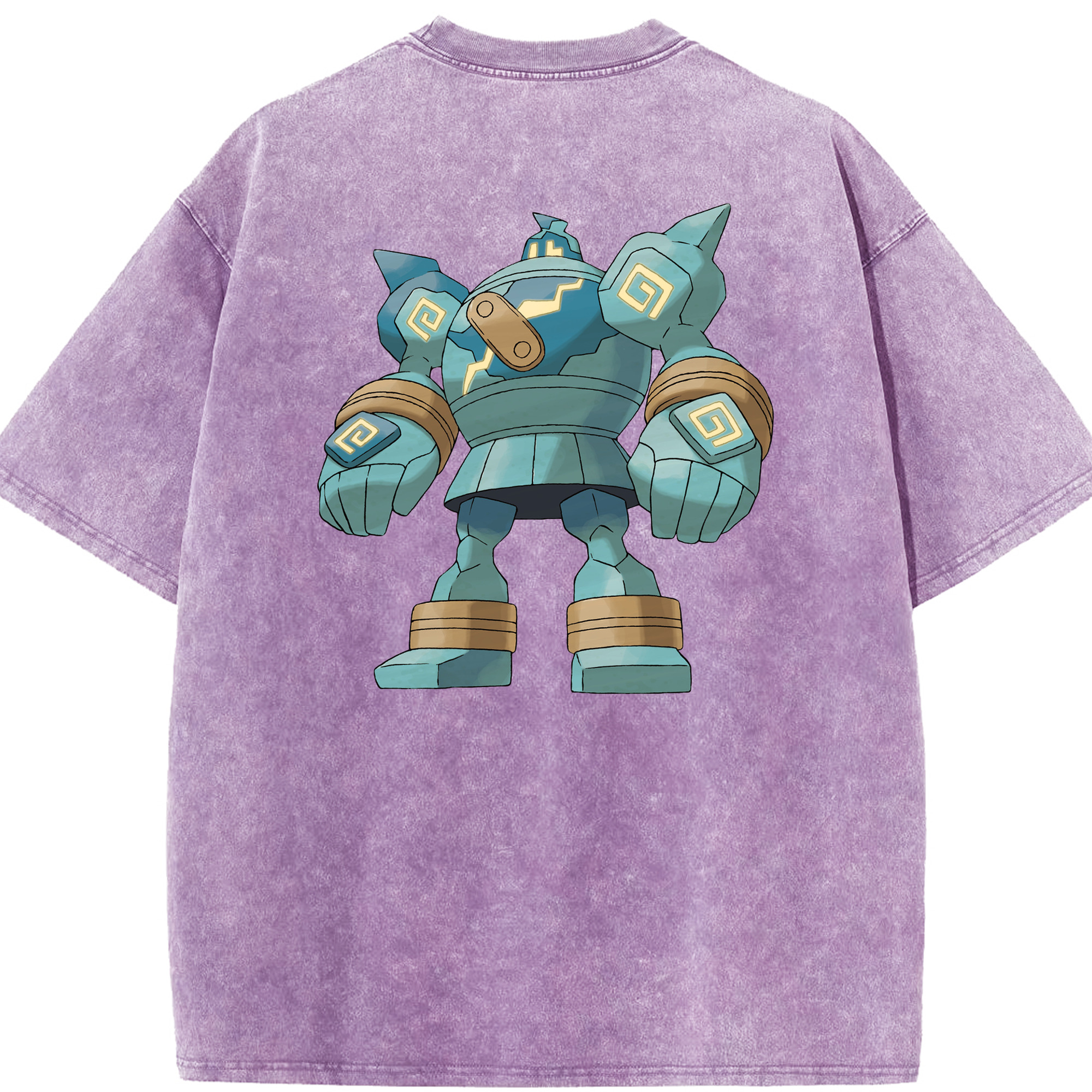 （画像用） ポケットモンスター Pokémon 綿100% ヴィンテージ風 半袖Tシャツ（背面プリント）