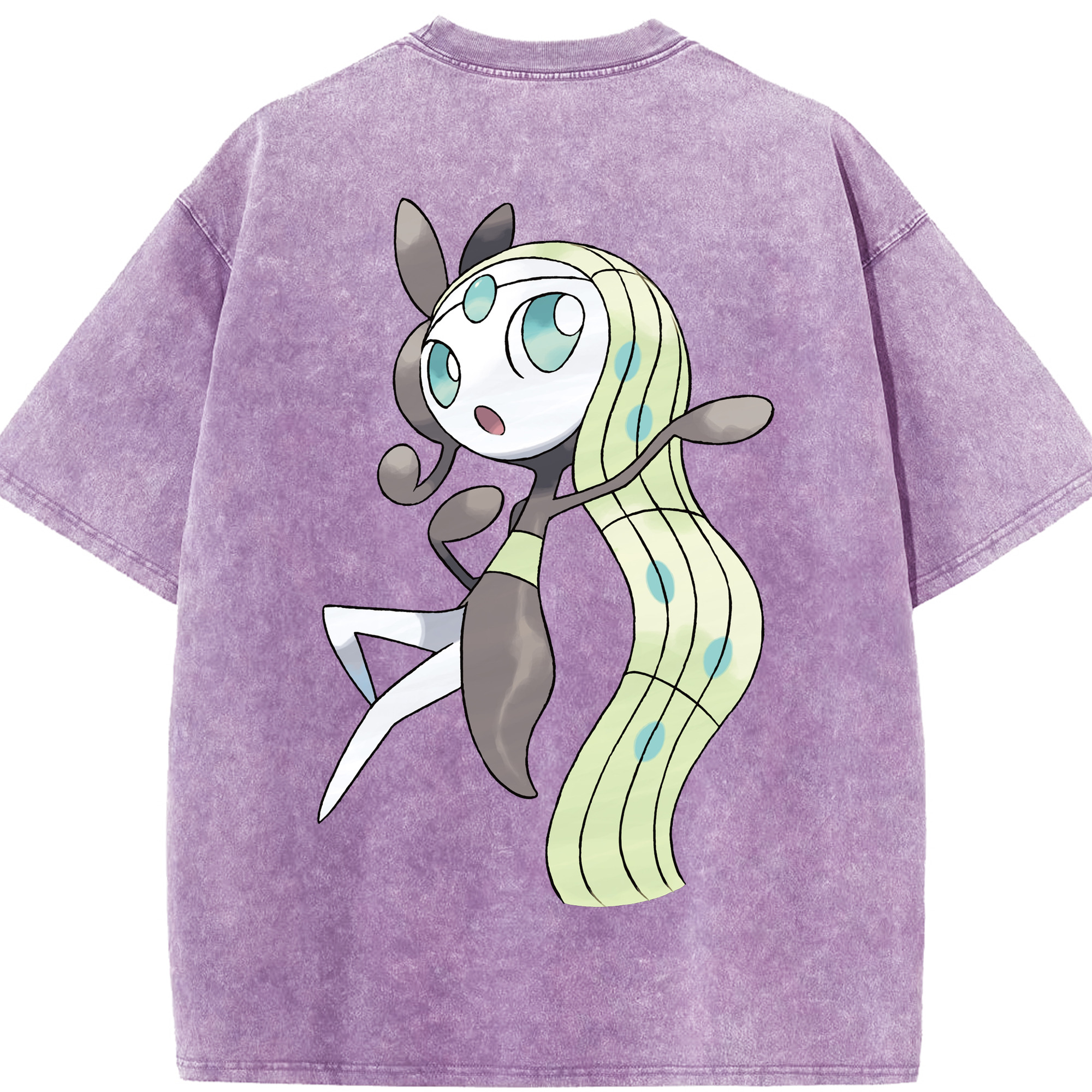（画像用） ポケットモンスター Pokémon 綿100% ヴィンテージ風 半袖Tシャツ（背面プリント）