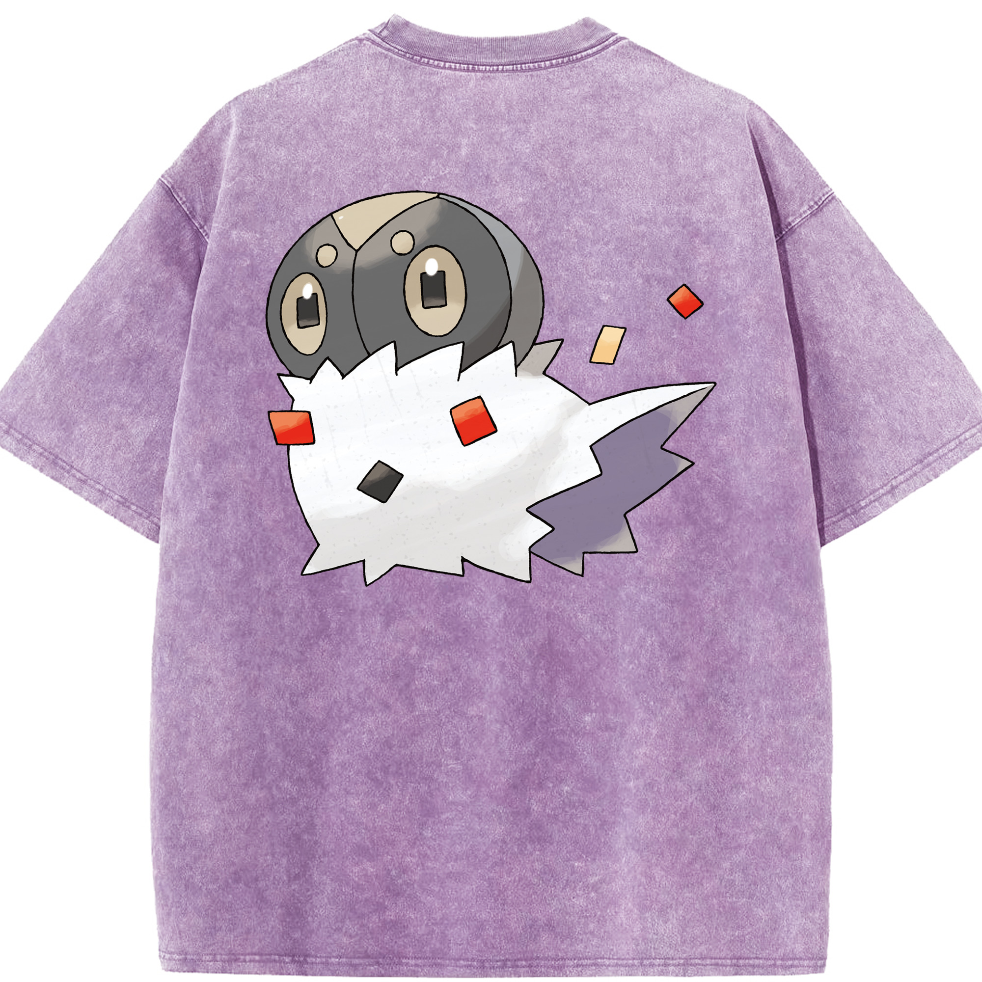 （画像用） ポケットモンスター Pokémon 綿100% ヴィンテージ風 半袖Tシャツ（背面プリント）