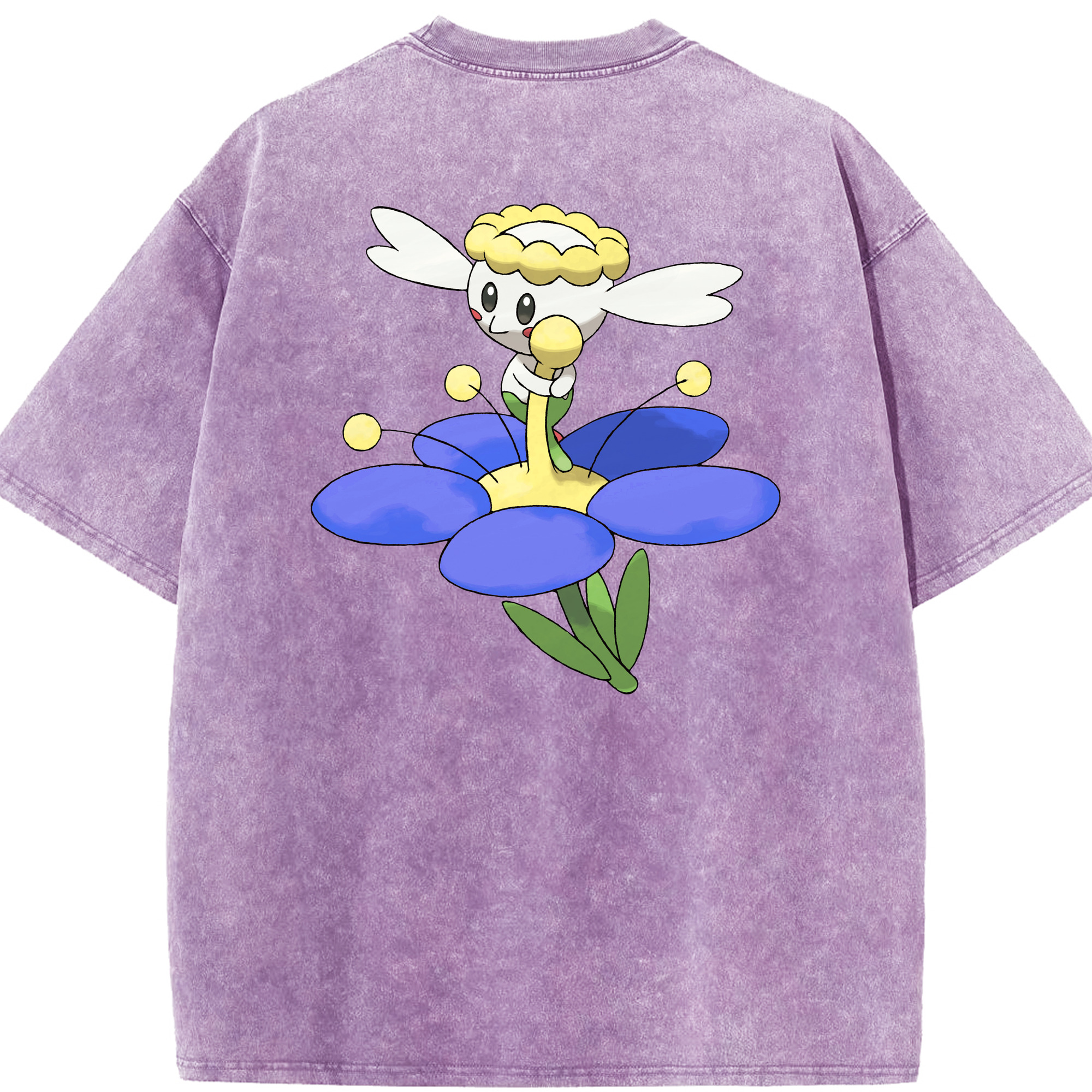 （画像用） ポケットモンスター Pokémon 綿100% ヴィンテージ風 半袖Tシャツ（背面プリント）