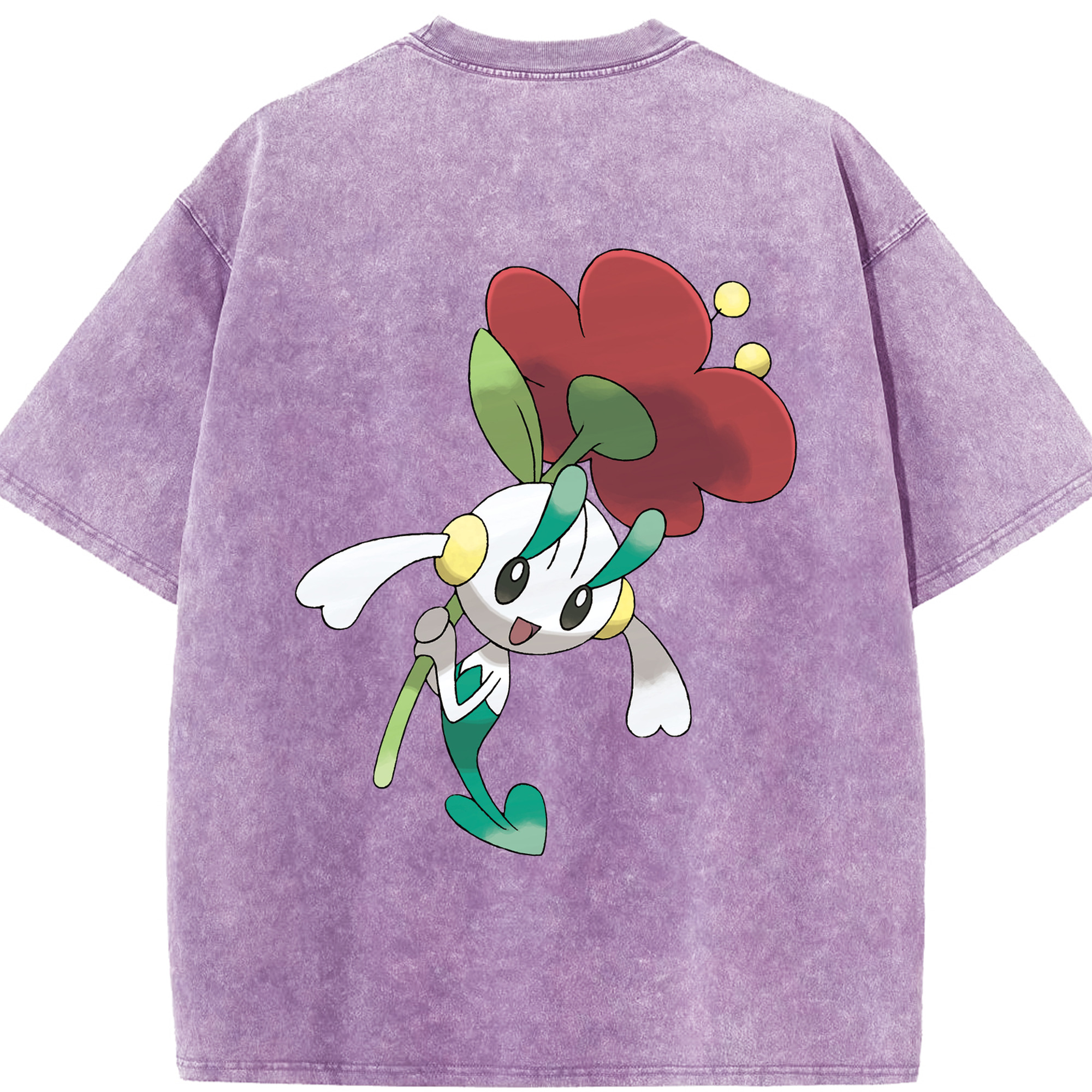 （画像用） ポケットモンスター Pokémon 綿100% ヴィンテージ風 半袖Tシャツ（背面プリント）