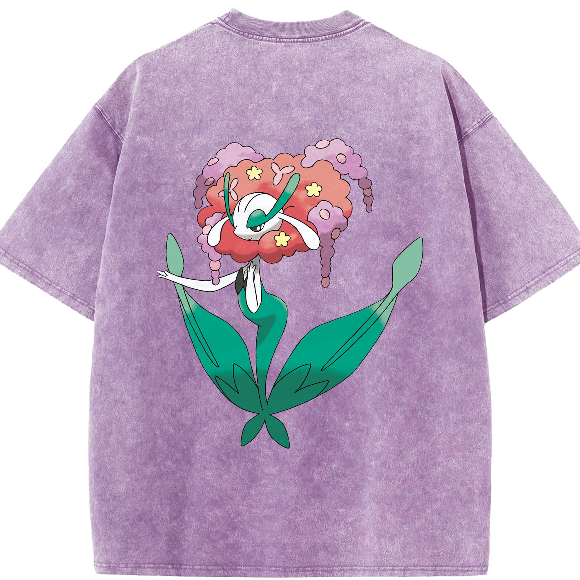 （画像用） ポケットモンスター Pokémon 綿100% ヴィンテージ風 半袖Tシャツ（背面プリント）