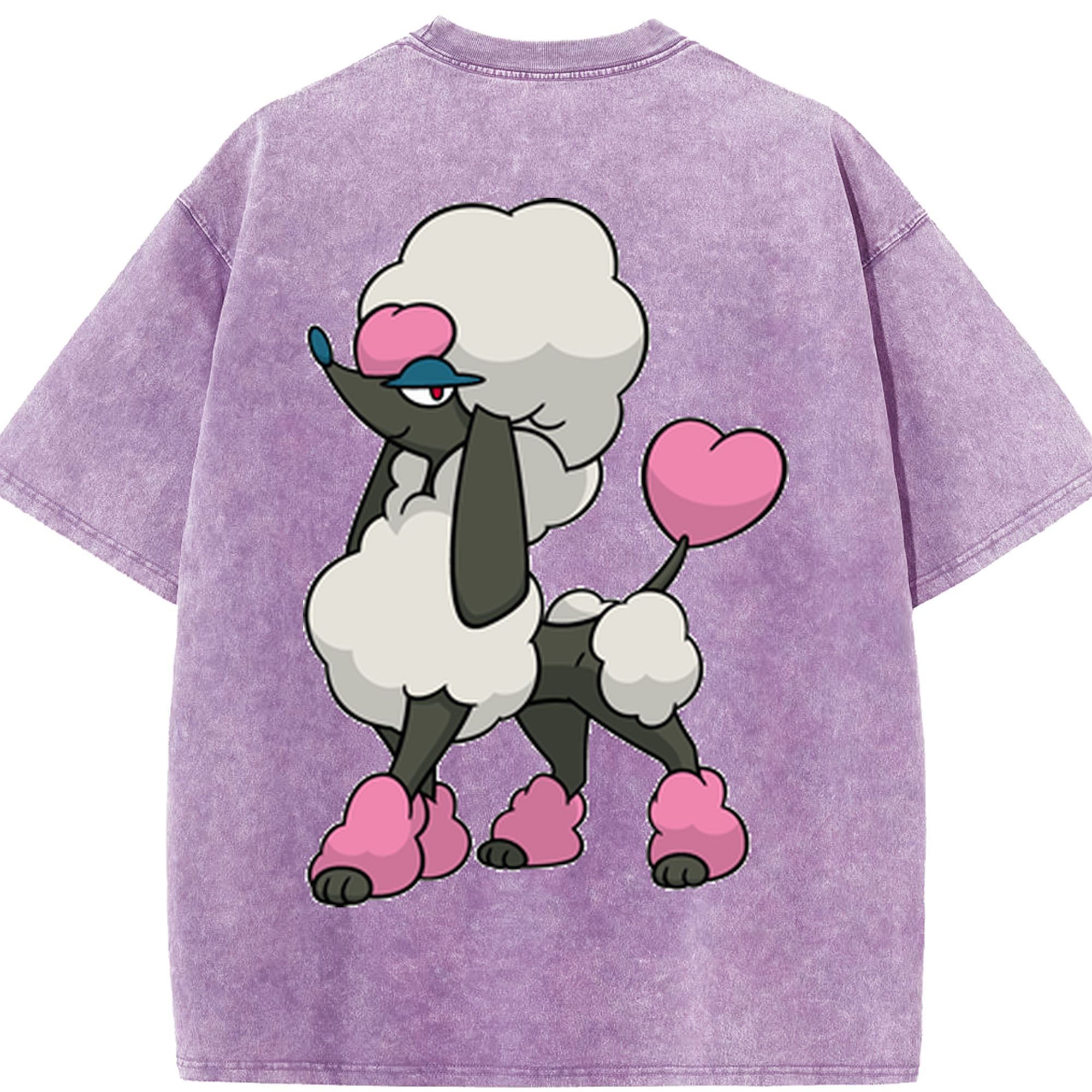 （画像用） ポケットモンスター Pokémon 綿100% ヴィンテージ風 半袖Tシャツ（背面プリント）