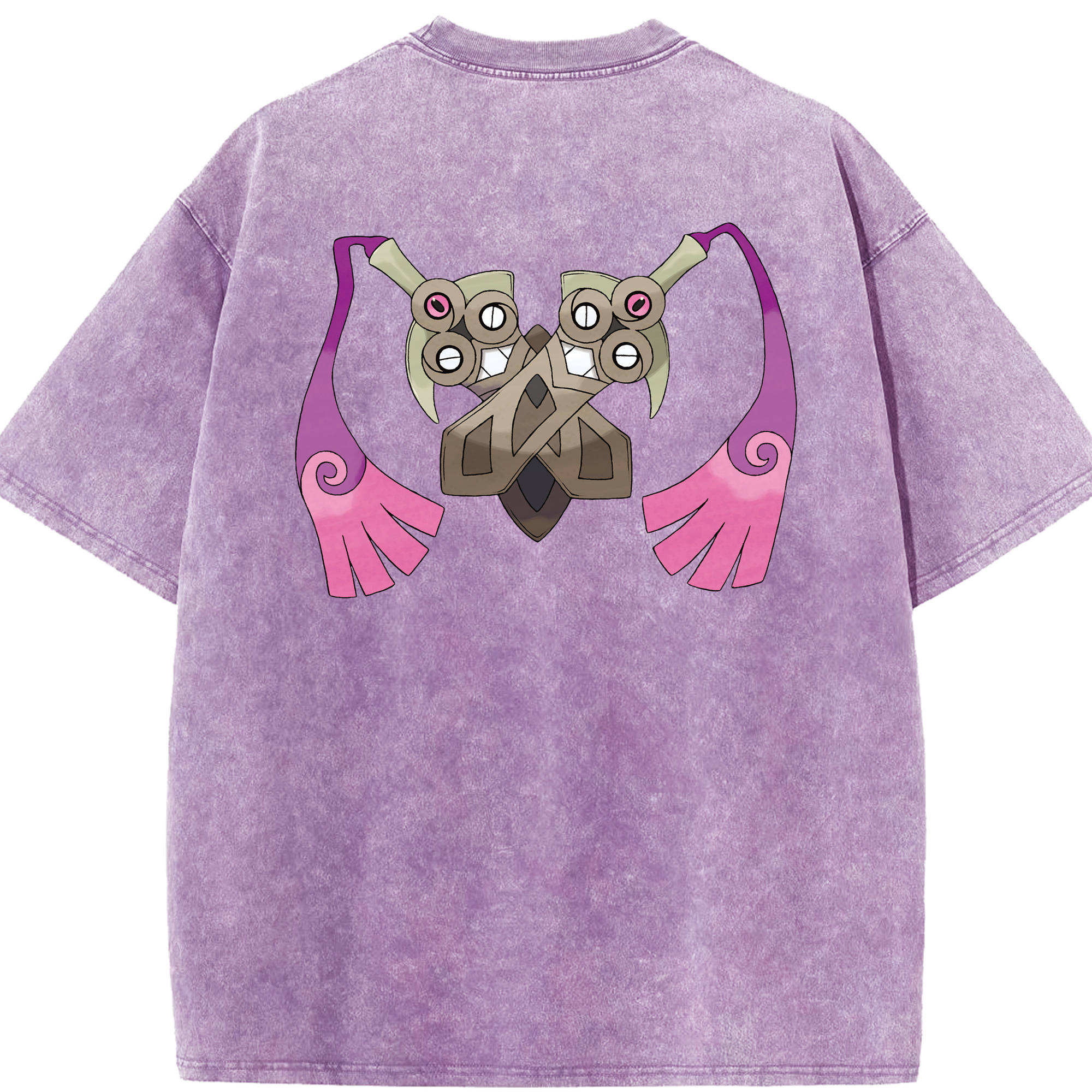 （画像用） ポケットモンスター Pokémon 綿100% ヴィンテージ風 半袖Tシャツ（背面プリント）