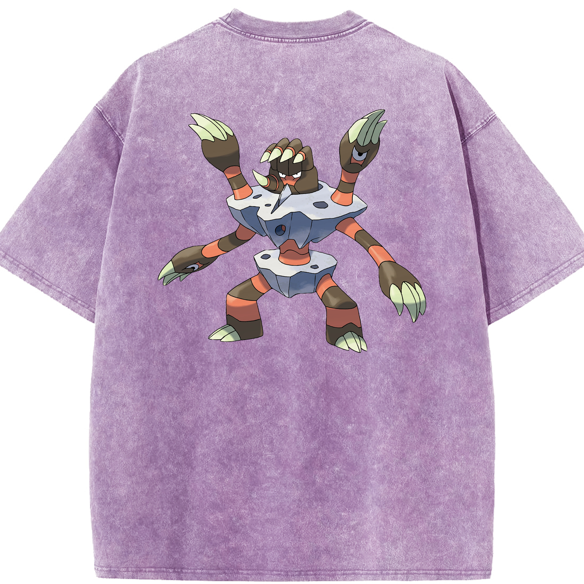 （画像用） ポケットモンスター Pokémon 綿100% ヴィンテージ風 半袖Tシャツ（背面プリント）