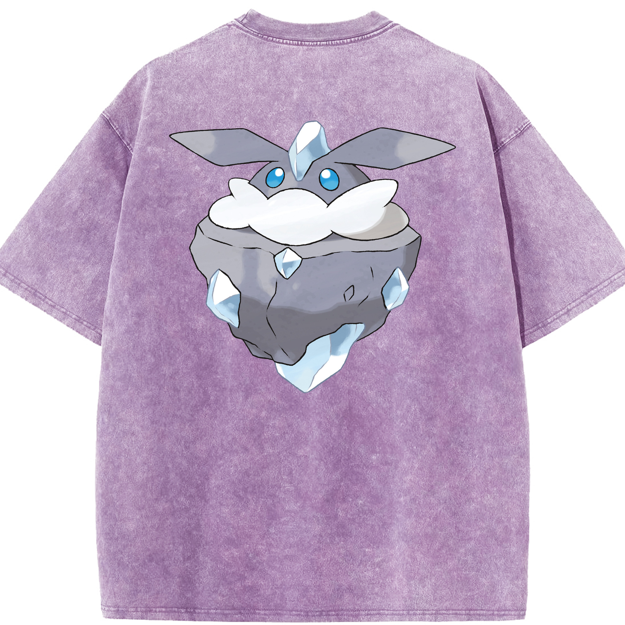 （画像用） ポケットモンスター Pokémon 綿100% ヴィンテージ風 半袖Tシャツ（背面プリント）