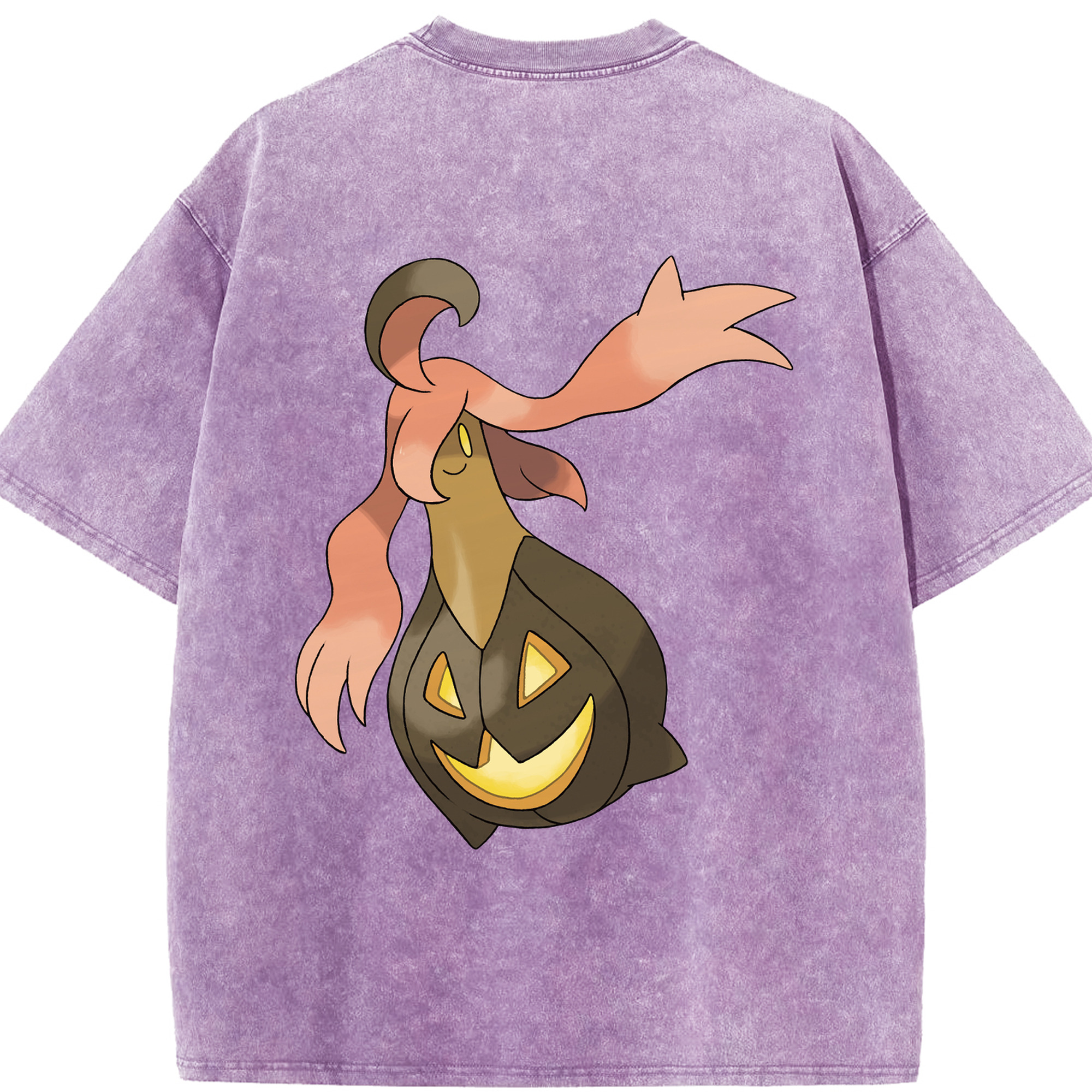 （画像用） ポケットモンスター Pokémon 綿100% ヴィンテージ風 半袖Tシャツ（背面プリント）