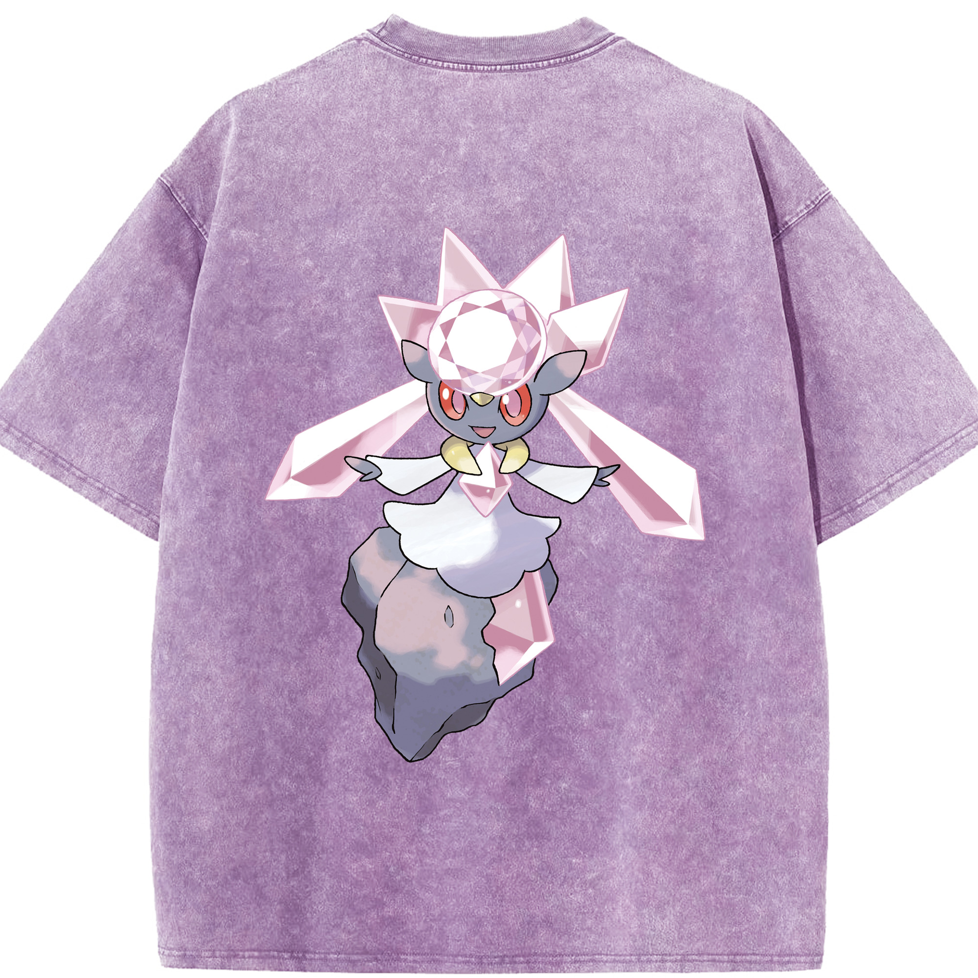 （画像用） ポケットモンスター Pokémon 綿100% ヴィンテージ風 半袖Tシャツ（背面プリント）