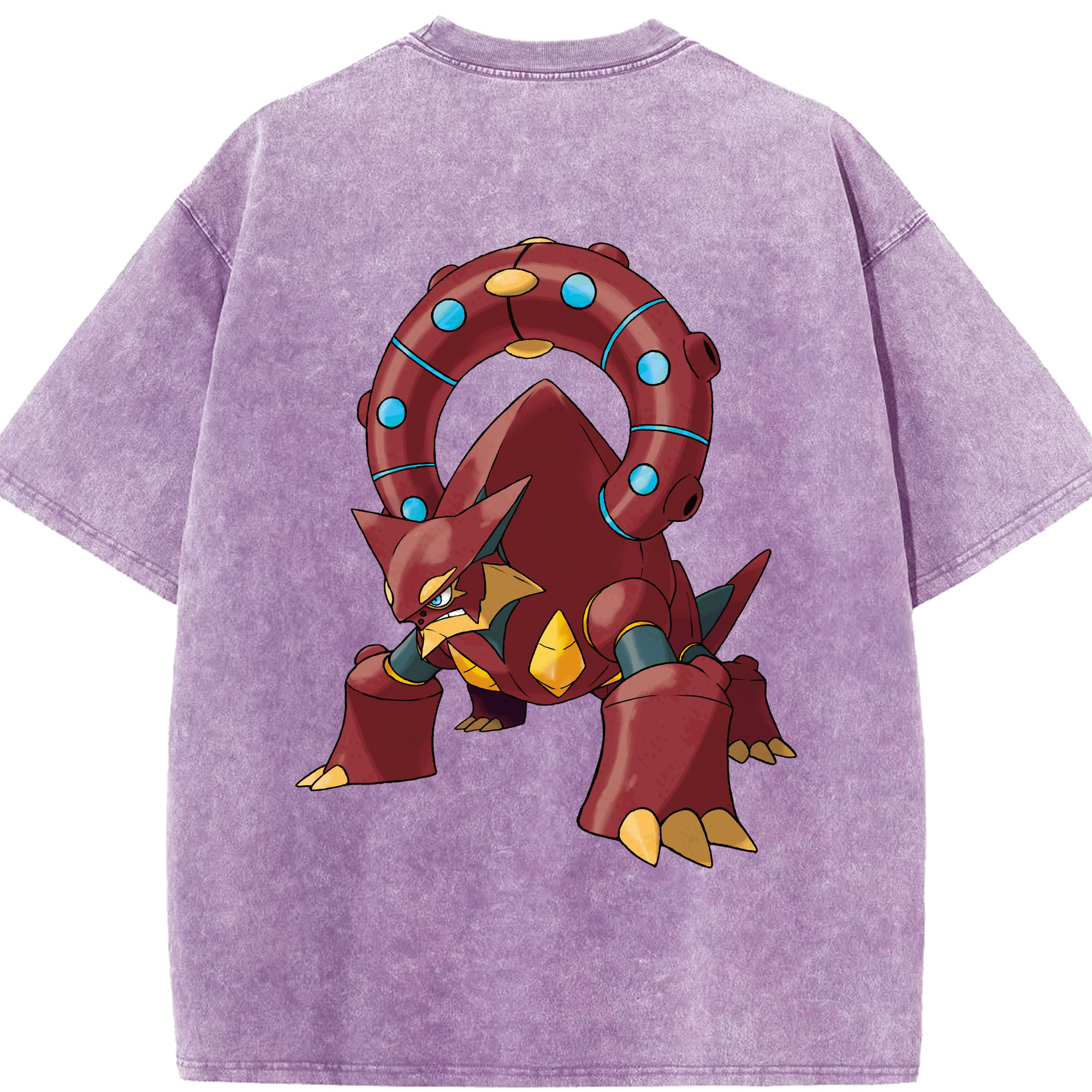 （画像用） ポケットモンスター Pokémon 綿100% ヴィンテージ風 半袖Tシャツ（背面プリント）