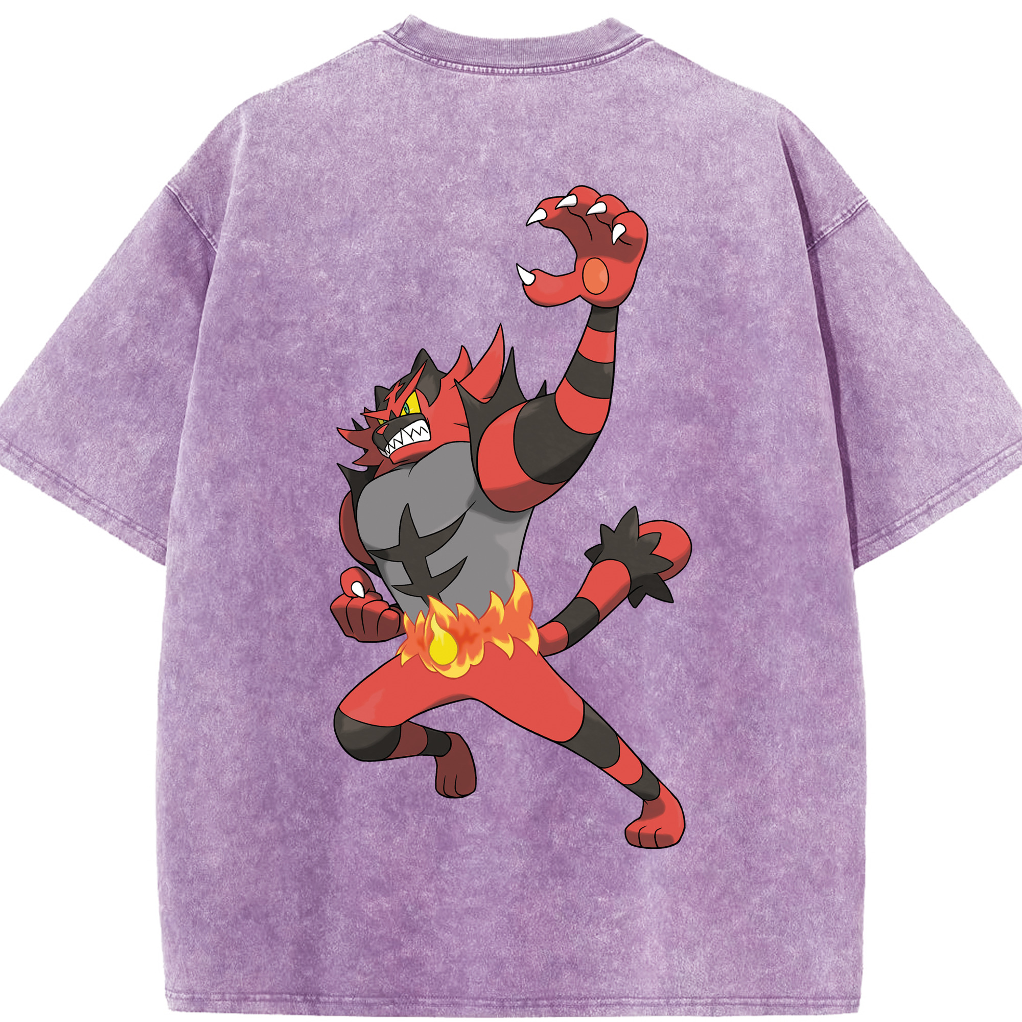 （画像用） ポケットモンスター Pokémon 綿100% ヴィンテージ風 半袖Tシャツ（背面プリント）