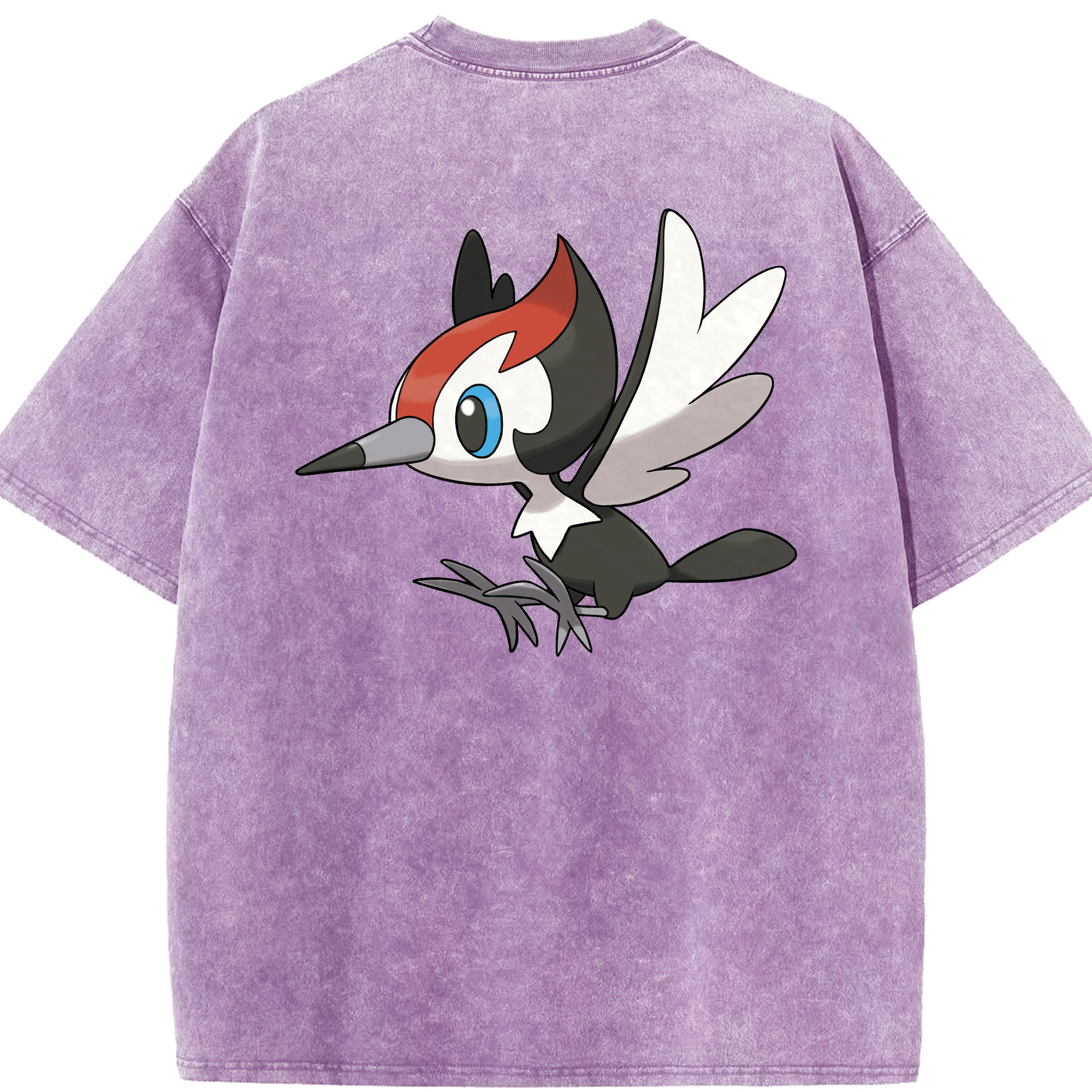 （画像用） ポケットモンスター Pokémon 綿100% ヴィンテージ風 半袖Tシャツ（背面プリント）