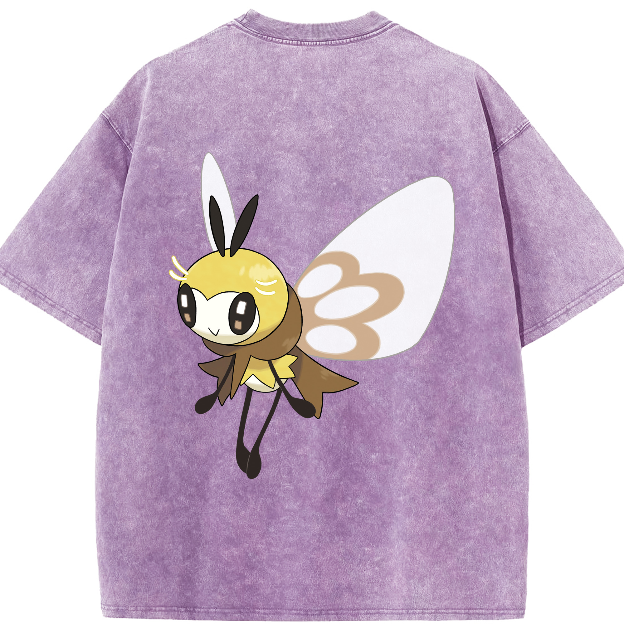 （画像用） ポケットモンスター Pokémon 綿100% ヴィンテージ風 半袖Tシャツ（背面プリント）