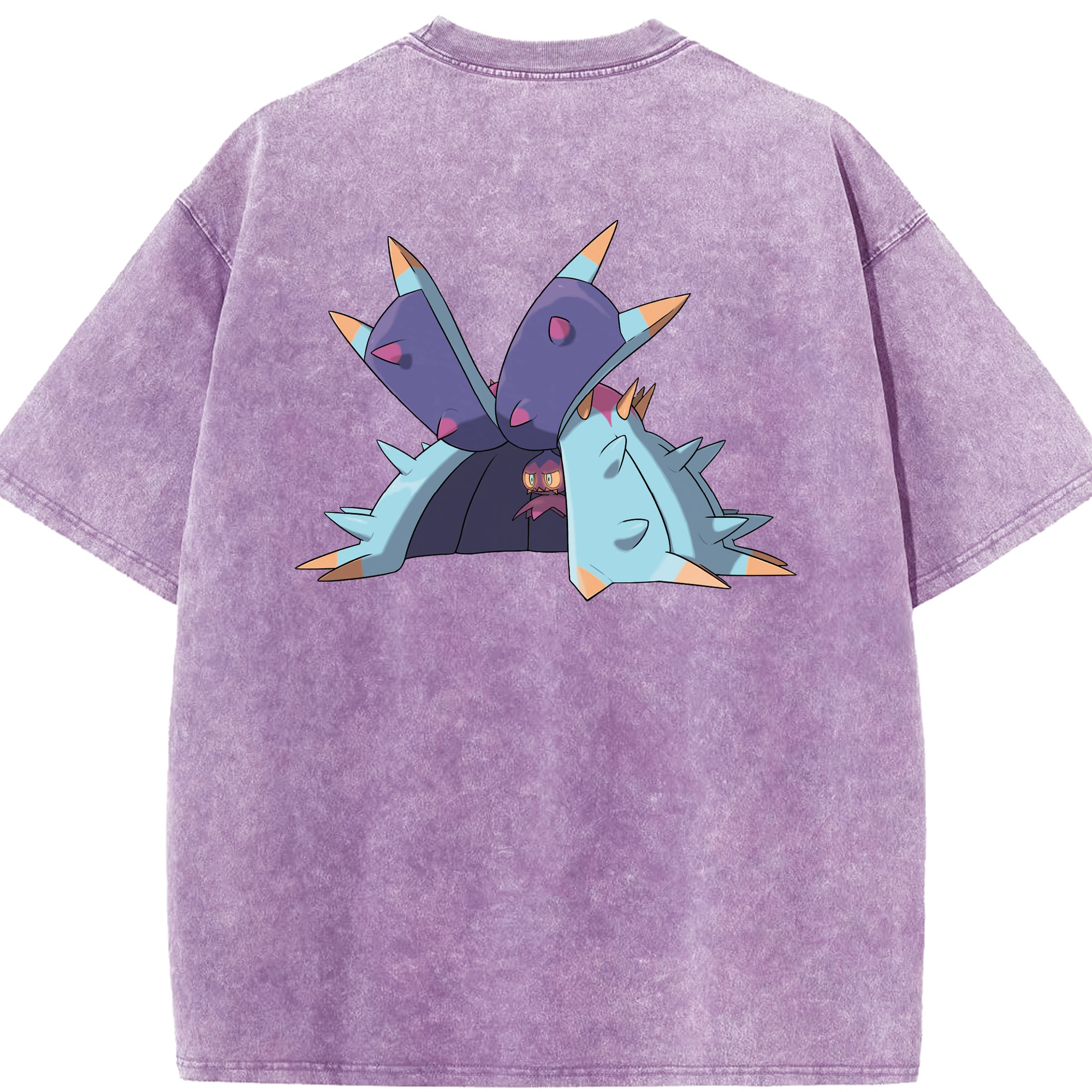 （画像用） ポケットモンスター Pokémon 綿100% ヴィンテージ風 半袖Tシャツ（背面プリント）