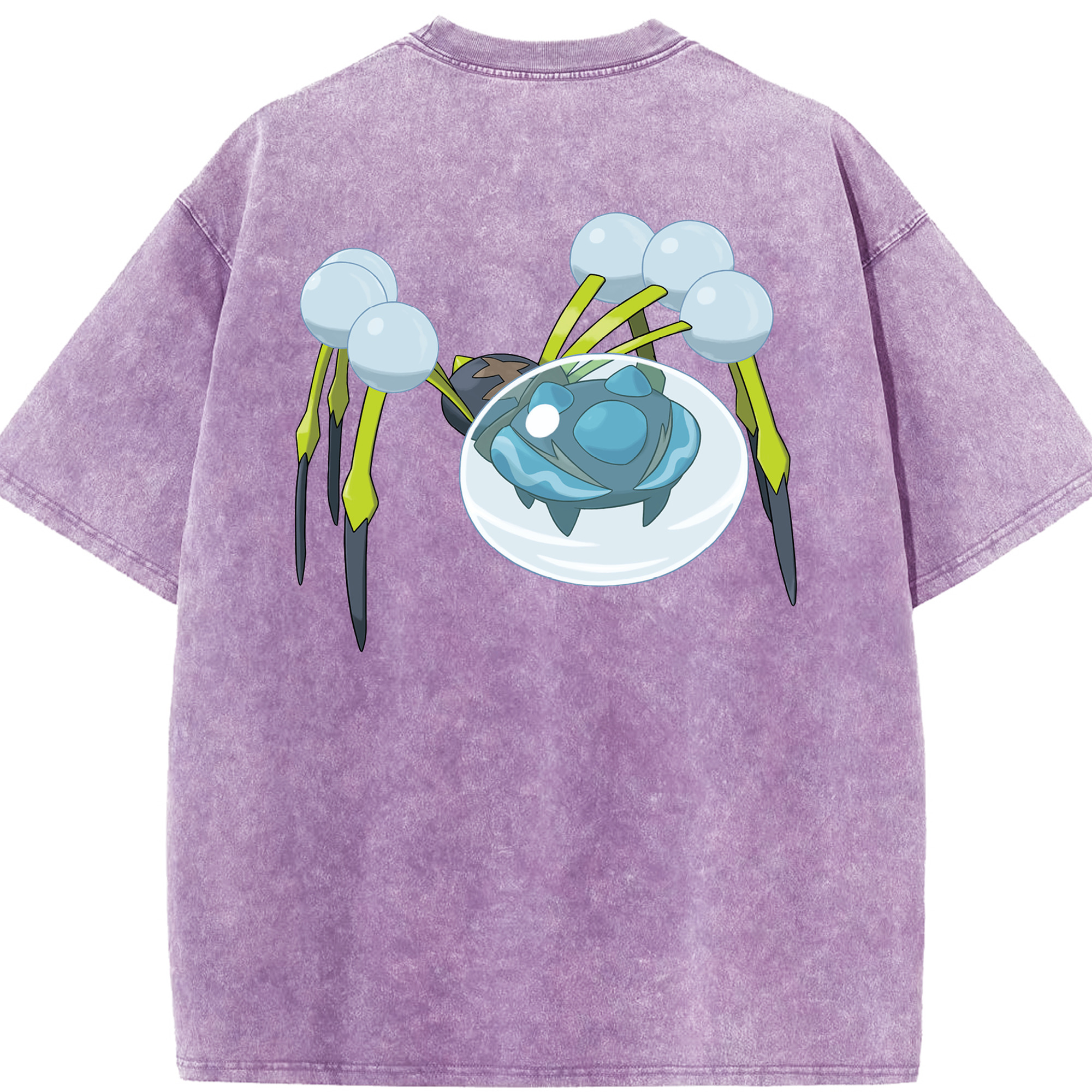 （画像用） ポケットモンスター Pokémon 綿100% ヴィンテージ風 半袖Tシャツ（背面プリント）