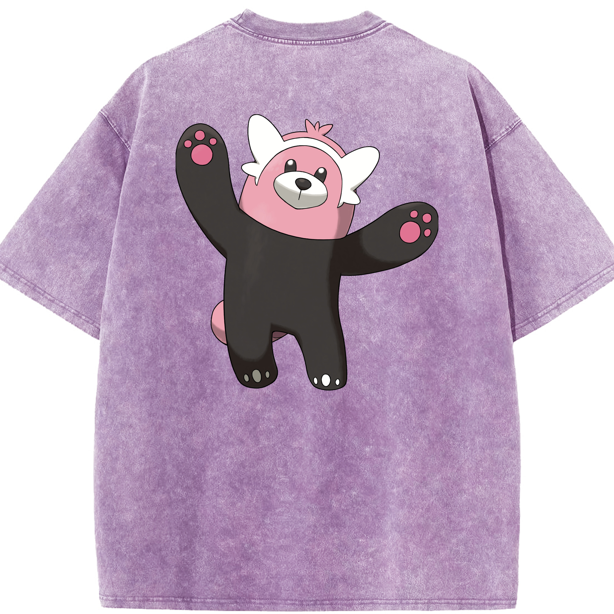 （画像用） ポケットモンスター Pokémon 綿100% ヴィンテージ風 半袖Tシャツ（背面プリント）