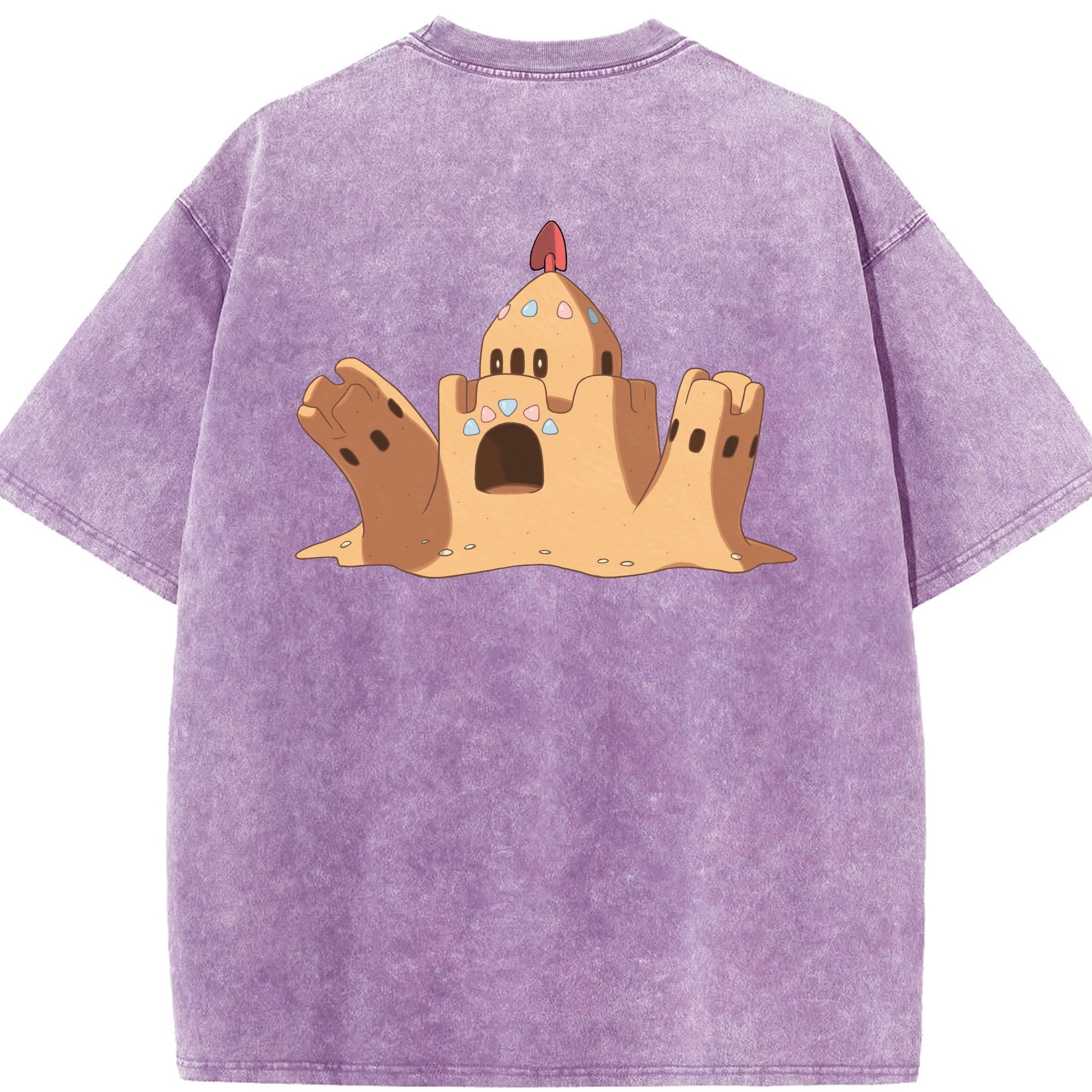 （画像用） ポケットモンスター Pokémon 綿100% ヴィンテージ風 半袖Tシャツ（背面プリント）