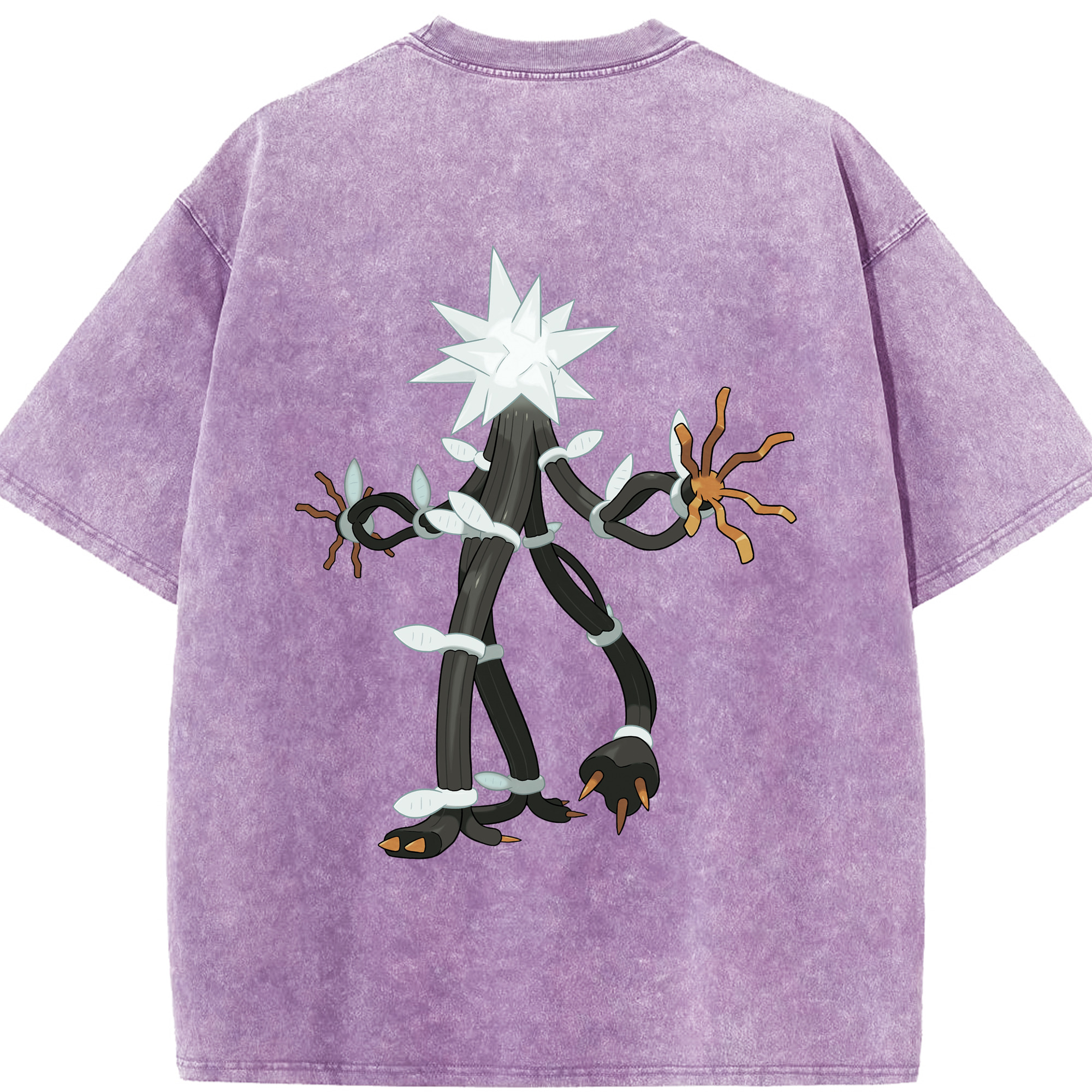 （画像用） ポケットモンスター Pokémon 綿100% ヴィンテージ風 半袖Tシャツ（背面プリント）
