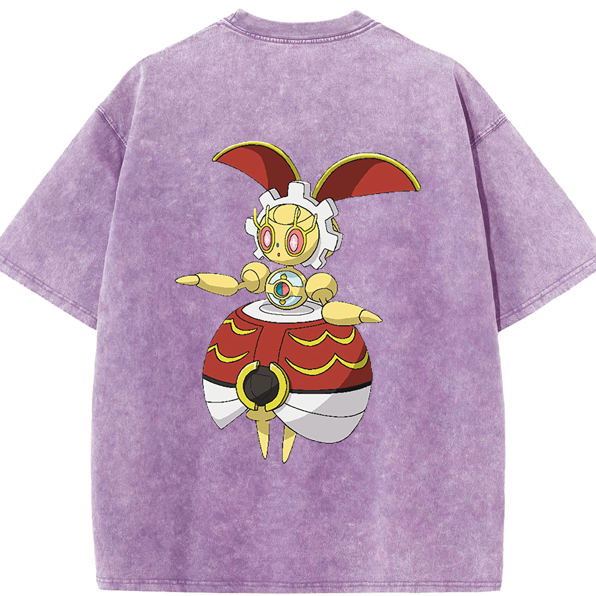 （画像用） ポケットモンスター Pokémon 綿100% ヴィンテージ風 半袖Tシャツ（背面プリント）