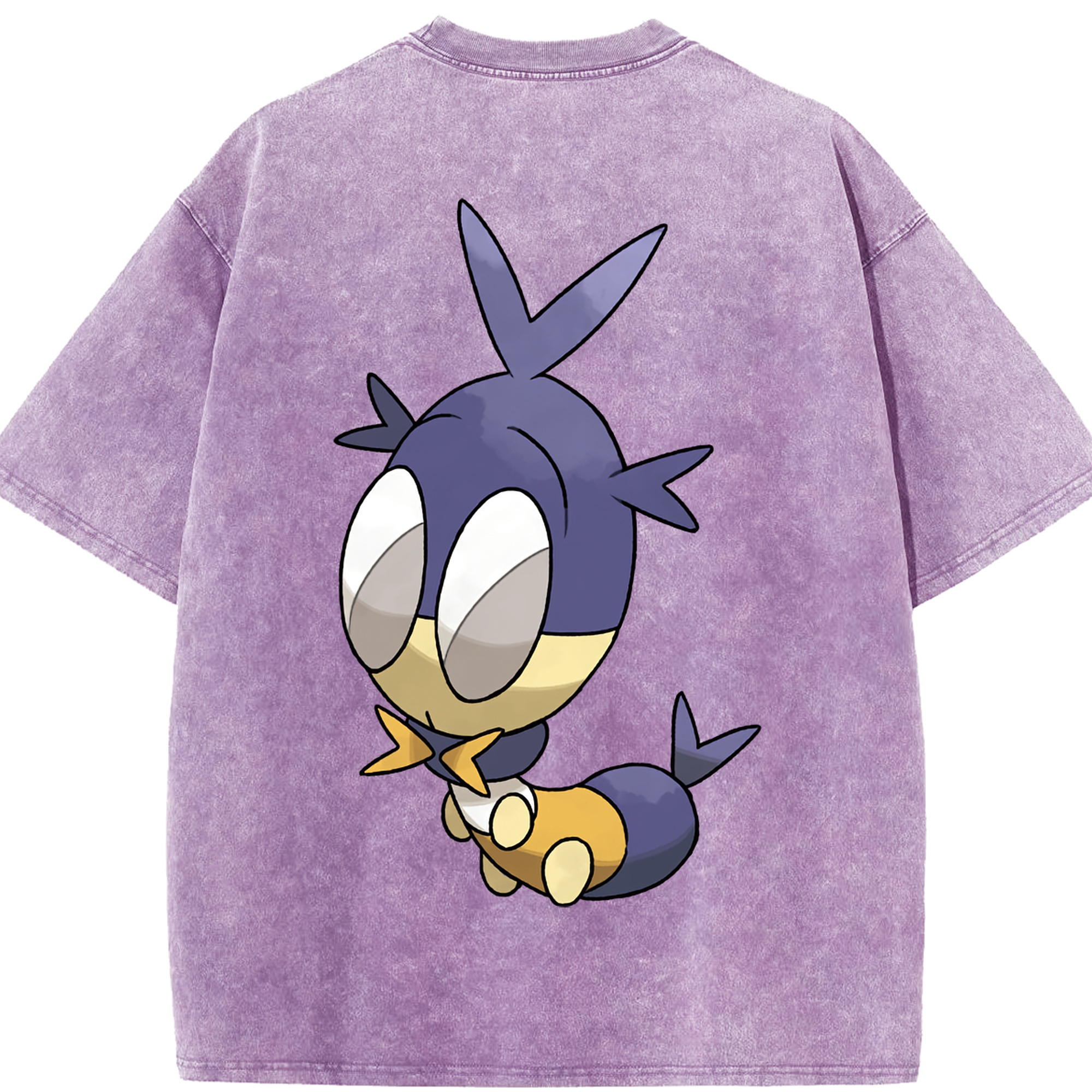（画像用） ポケットモンスター Pokémon 綿100% ヴィンテージ風 半袖Tシャツ（背面プリント）