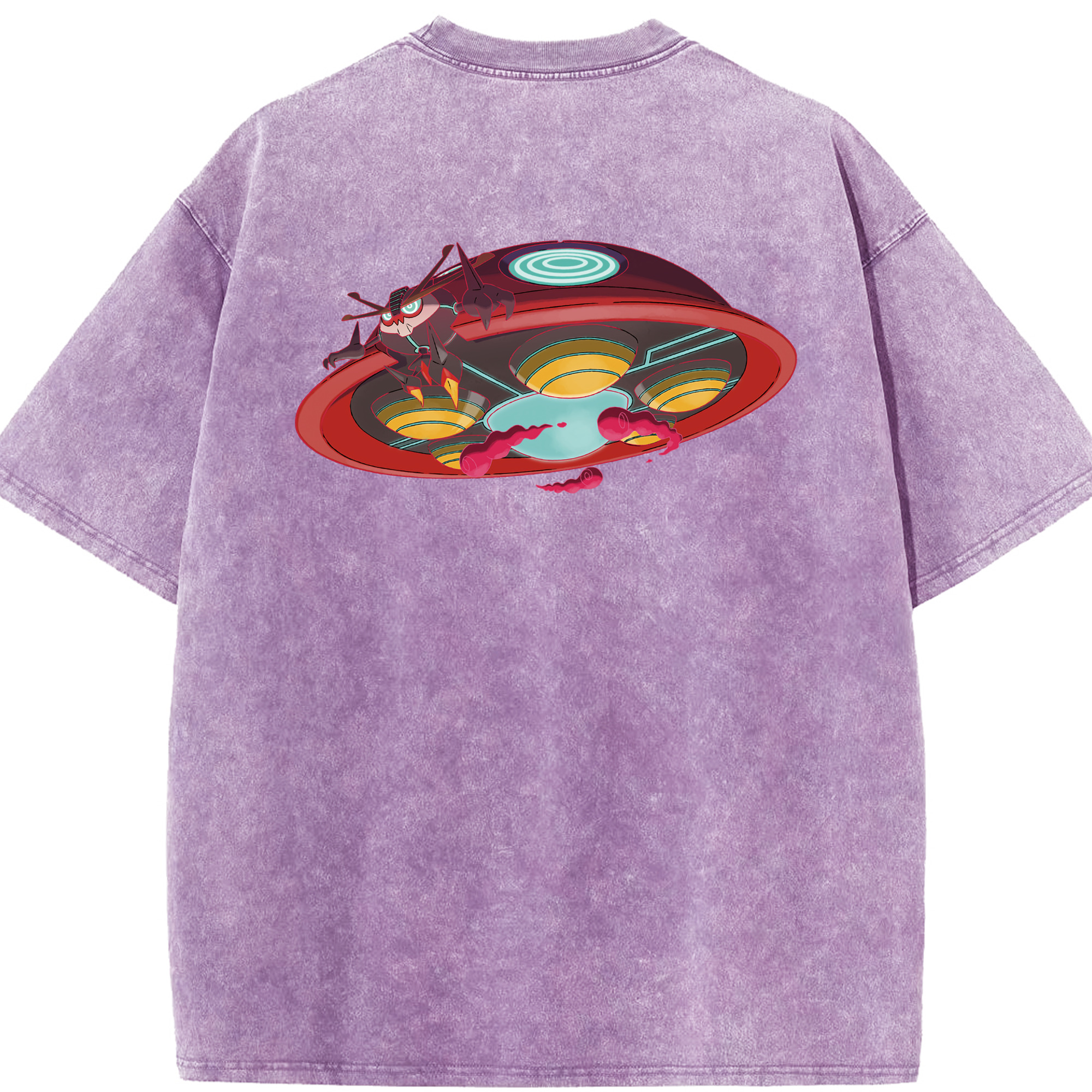 （画像用） ポケットモンスター Pokémon 綿100% ヴィンテージ風 半袖Tシャツ（背面プリント）
