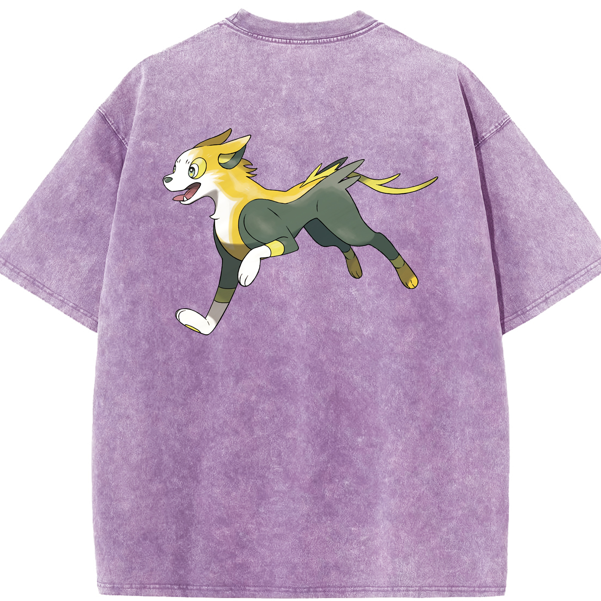 （画像用） ポケットモンスター Pokémon 綿100% ヴィンテージ風 半袖Tシャツ（背面プリント）