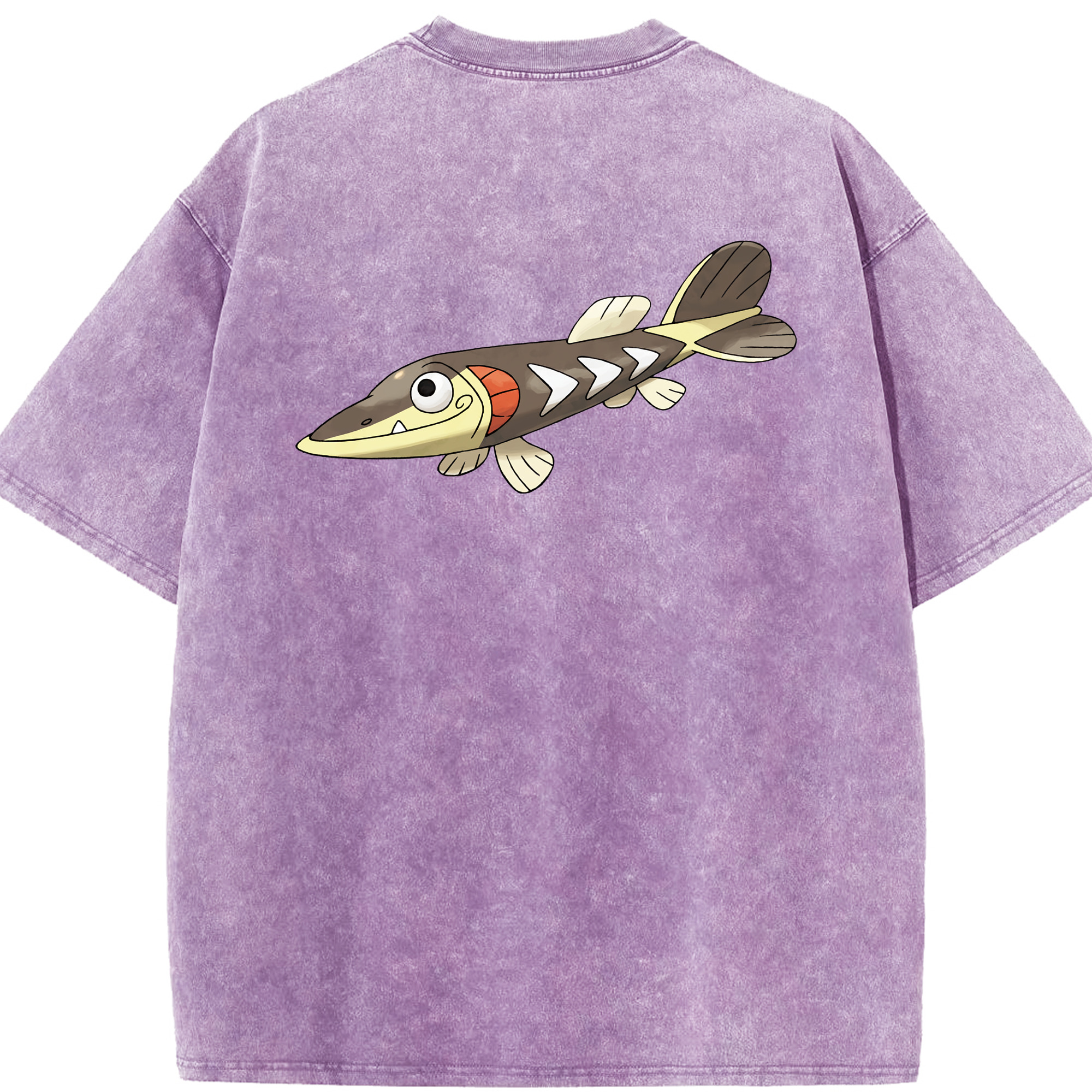 （画像用） ポケットモンスター Pokémon 綿100% ヴィンテージ風 半袖Tシャツ（背面プリント）