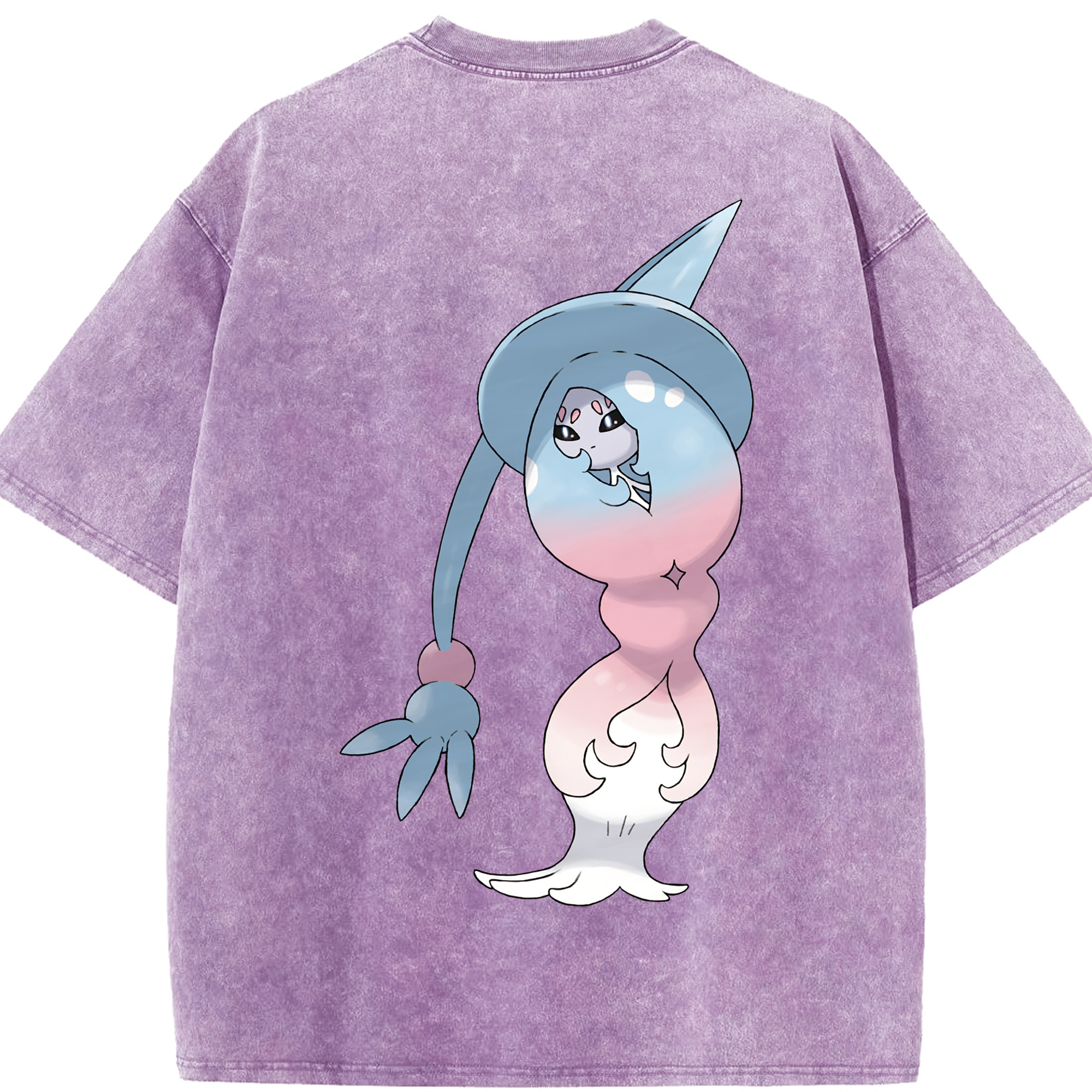 （画像用） ポケットモンスター Pokémon 綿100% ヴィンテージ風 半袖Tシャツ（背面プリント）
